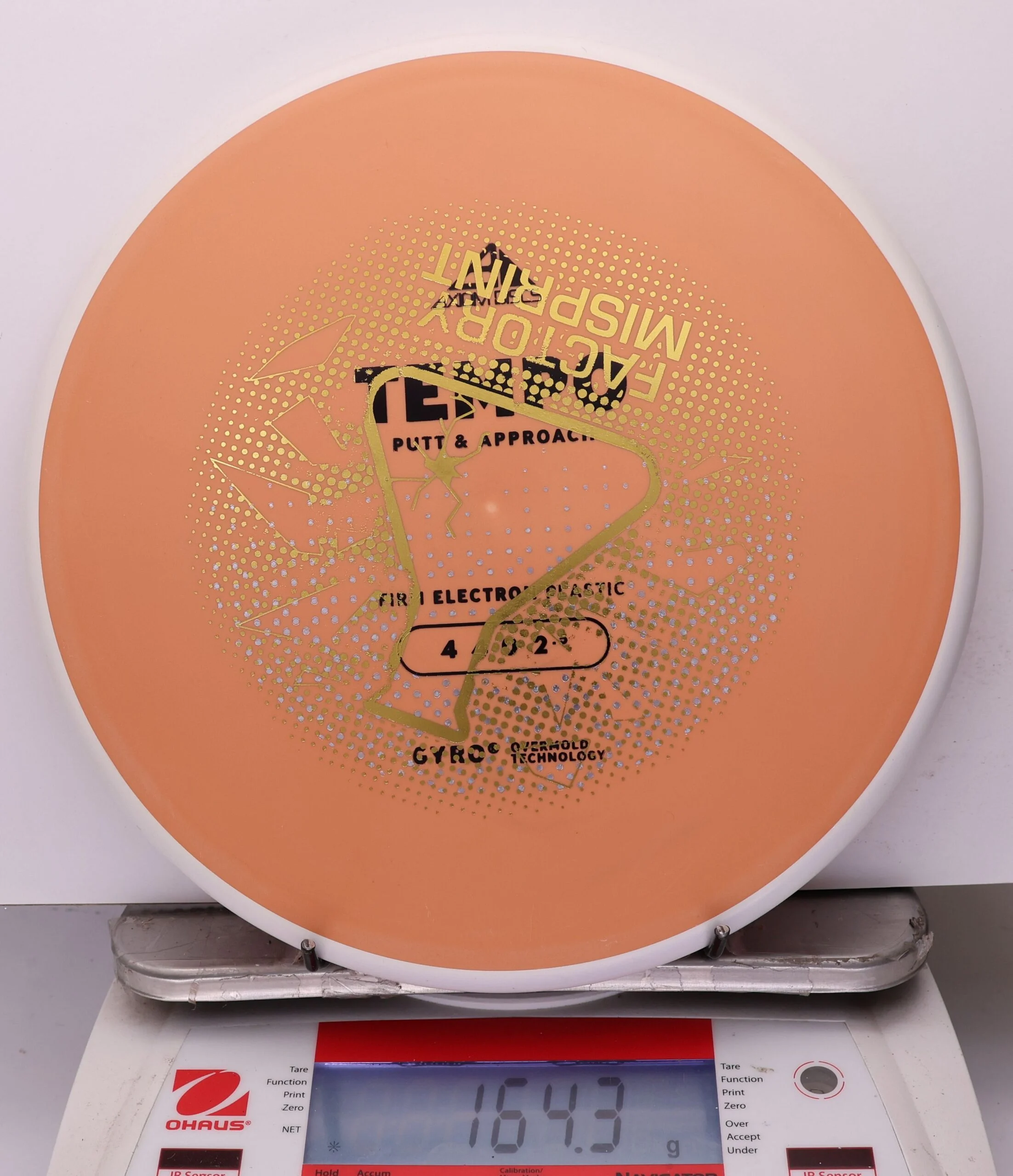 1023164 X-Out Electron Firm Tempo - #08 White-Orange, 164