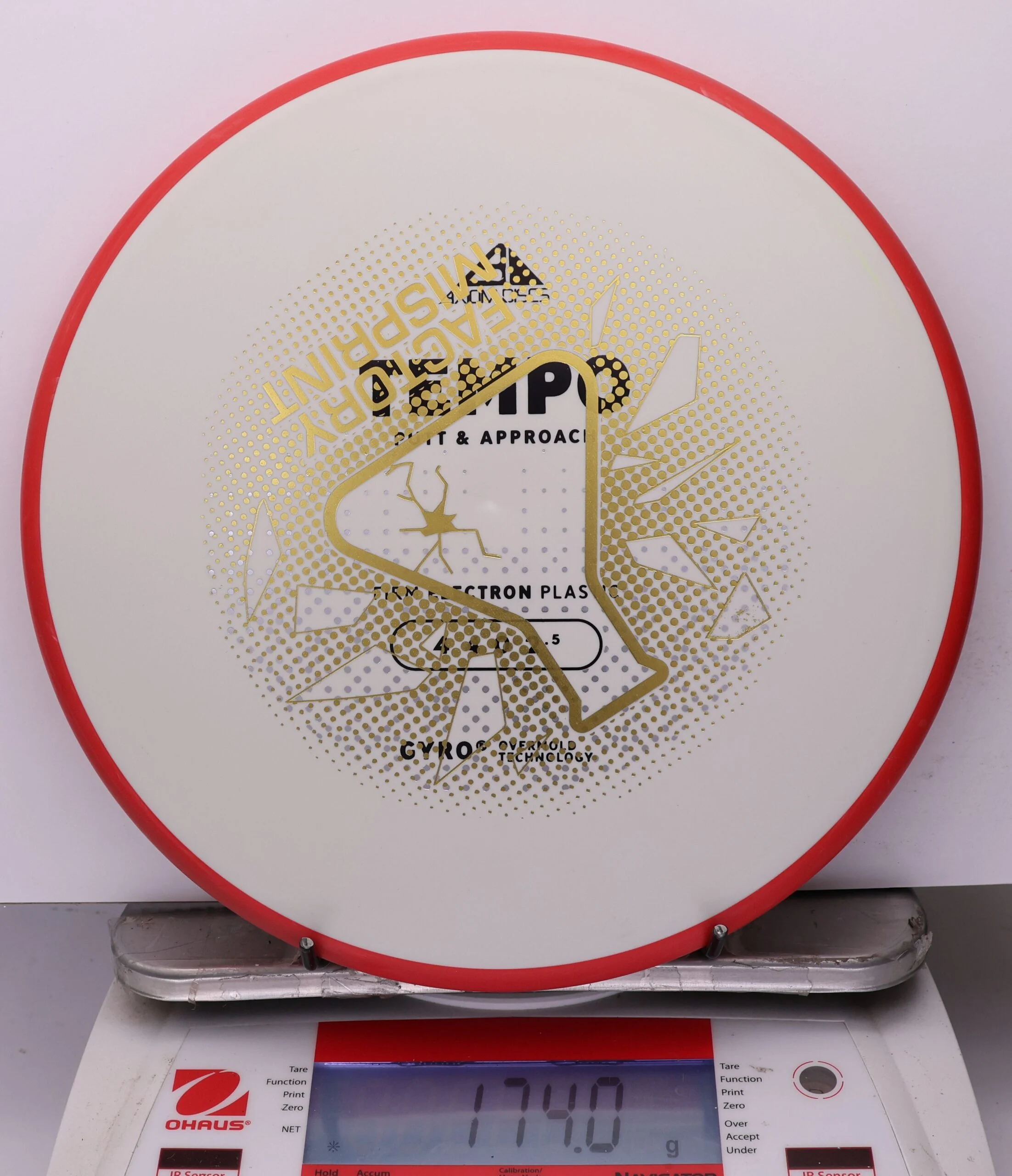 1023166 X-Out Electron Firm Tempo - #10 Red-White, 174