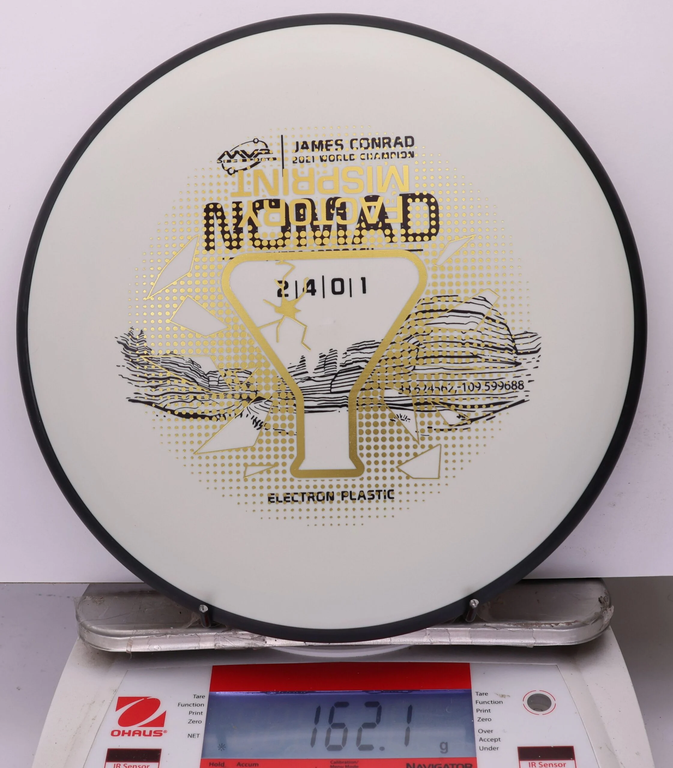 1024241 X-Out Electron Nomad, James Conrad - #05 White, 162