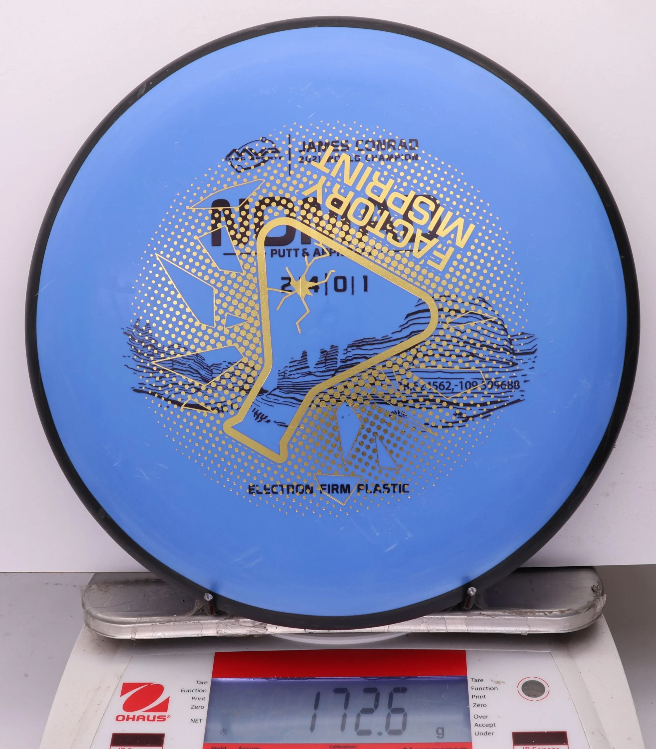 1024247 X-Out Electron Firm Nomad, James Conrad - #01 Blue, 173