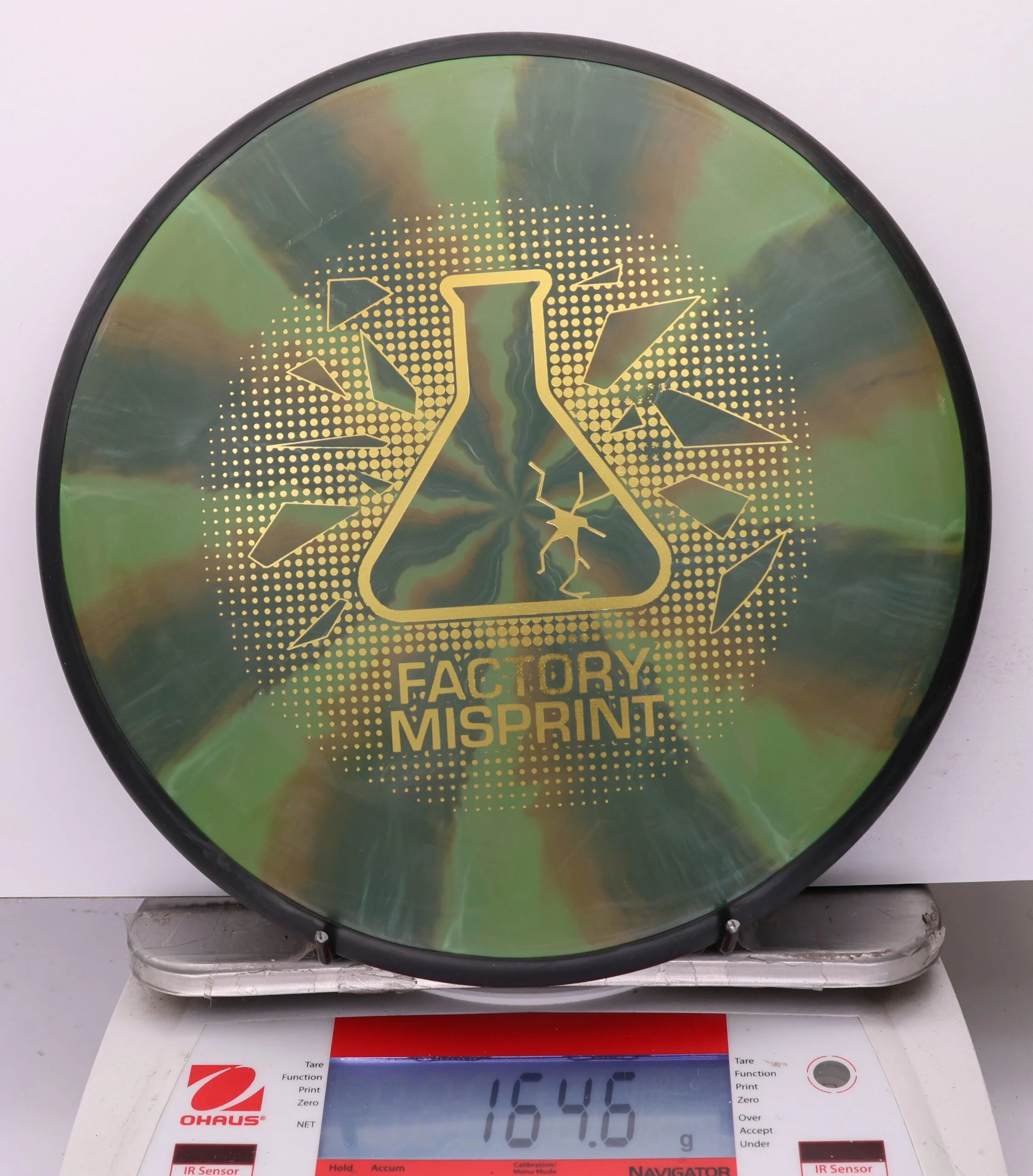1024423 X-Out Cosmic Electron Atom - #11 GreenDkGreenOrng, 165