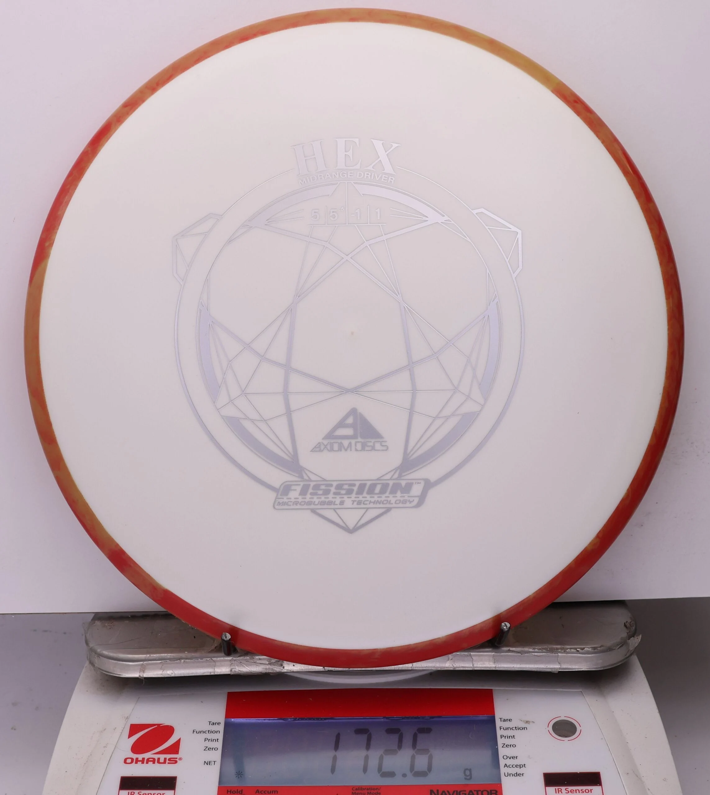 1026685 Fission Hex - #04 RedOrange-White, 173