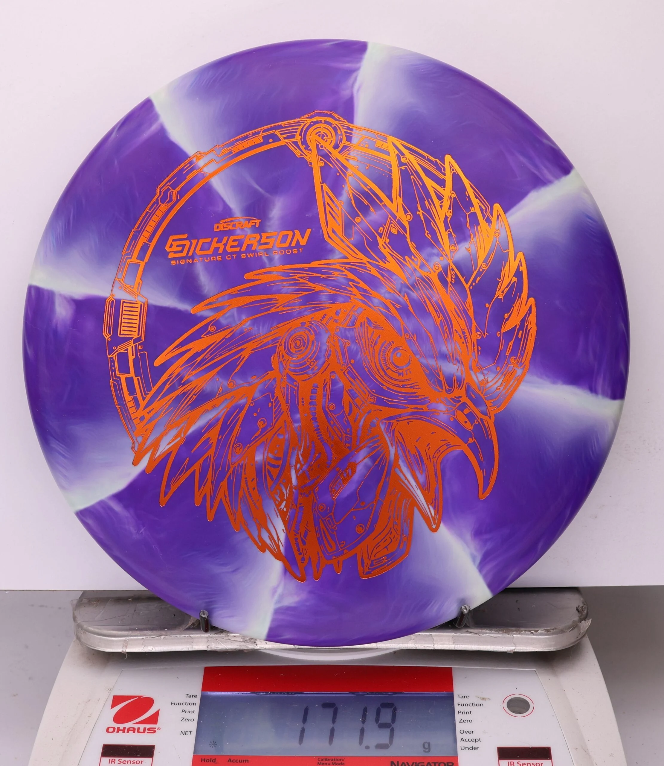 1029849 Crazy Tuff Swirl Roost, Chris Dickerson - #446 Purple-White, 172