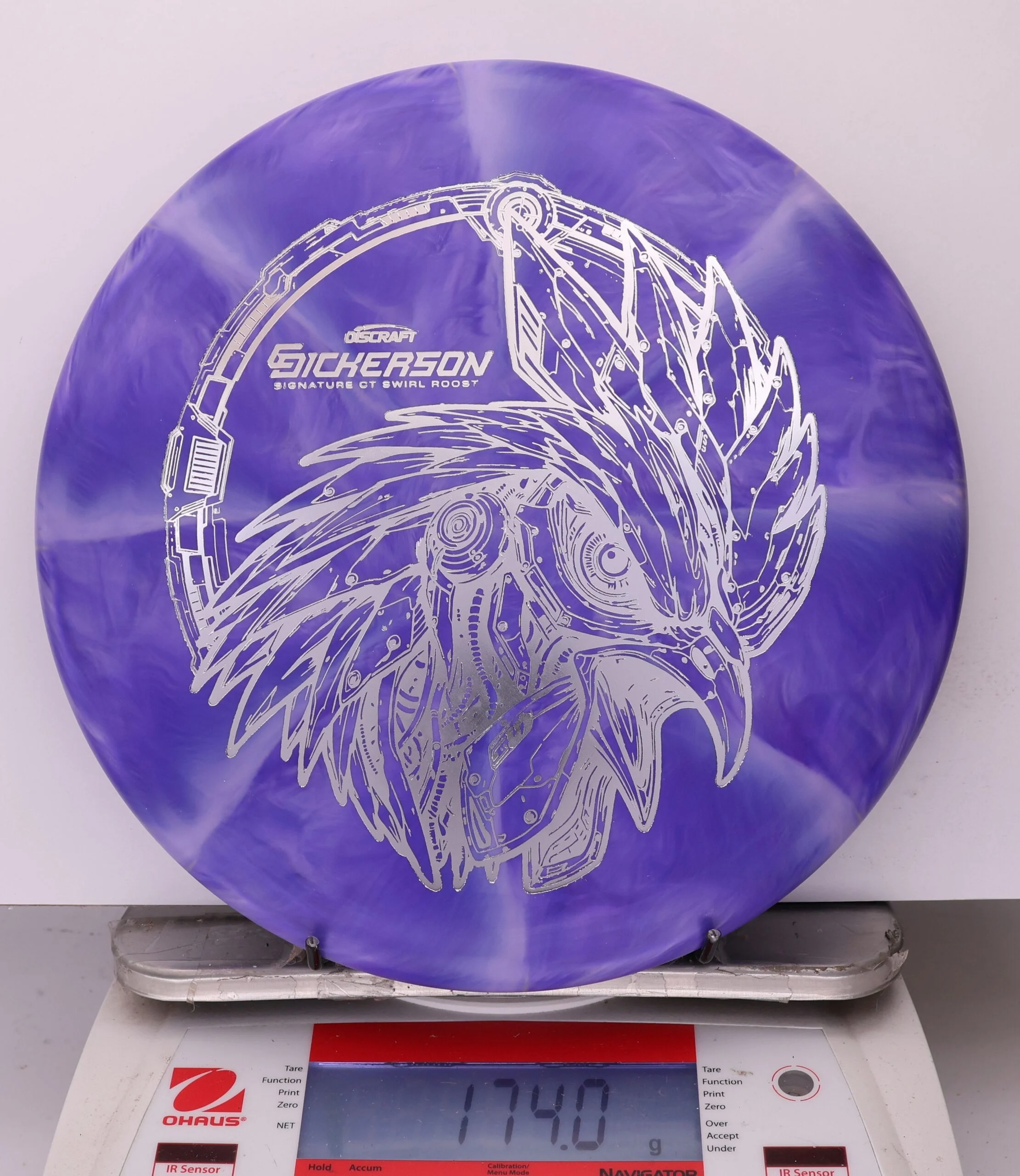 1029850 Crazy Tuff Swirl Roost, Chris Dickerson - #447 Purple-White, 174