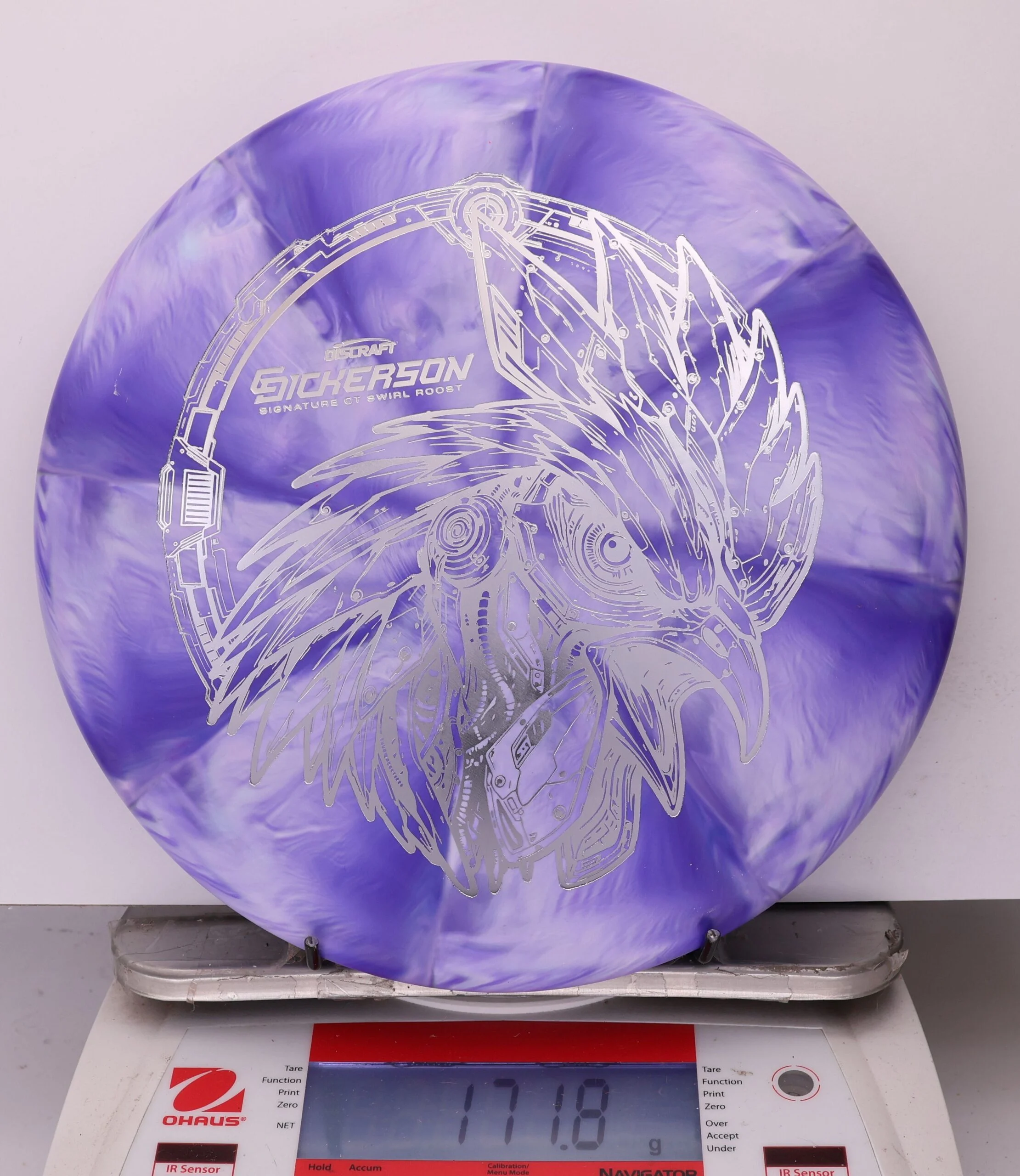 1029851 Crazy Tuff Swirl Roost, Chris Dickerson - #448 Purple-White, 172