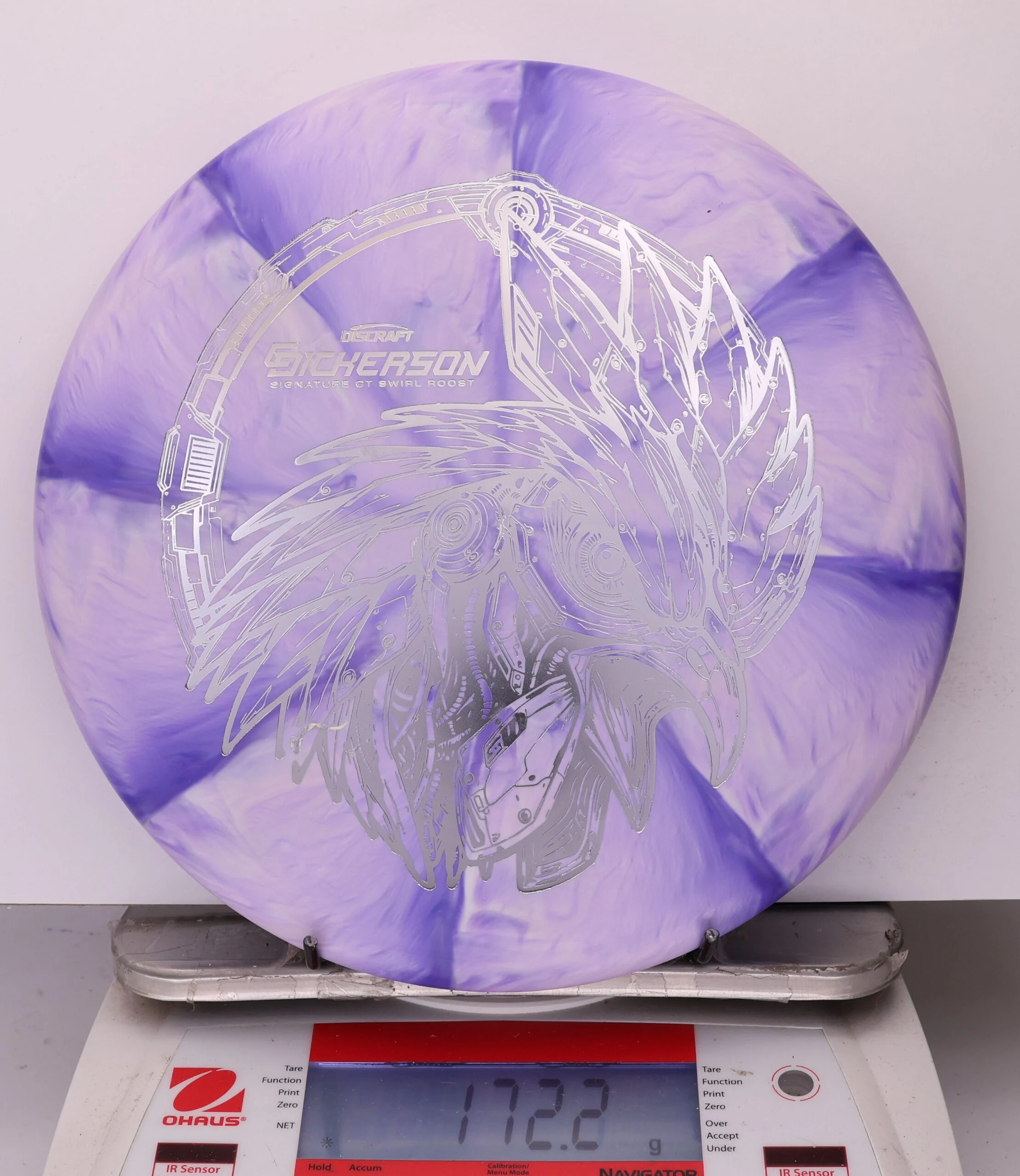 1029852 Crazy Tuff Swirl Roost, Chris Dickerson - #449 Purple-White, 172