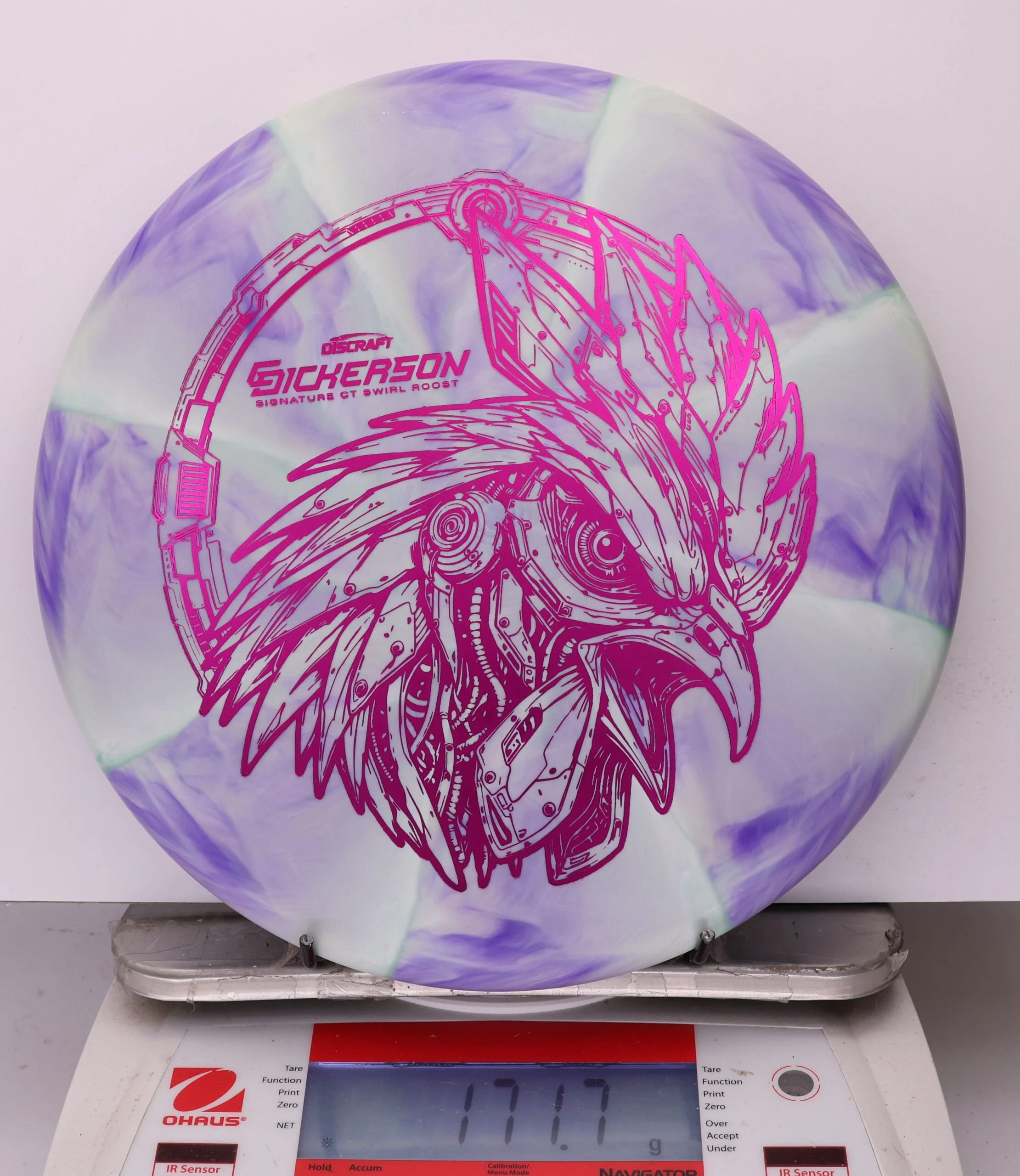 1029869 Crazy Tuff Swirl Roost, Chris Dickerson - #451 Purple-White, 172