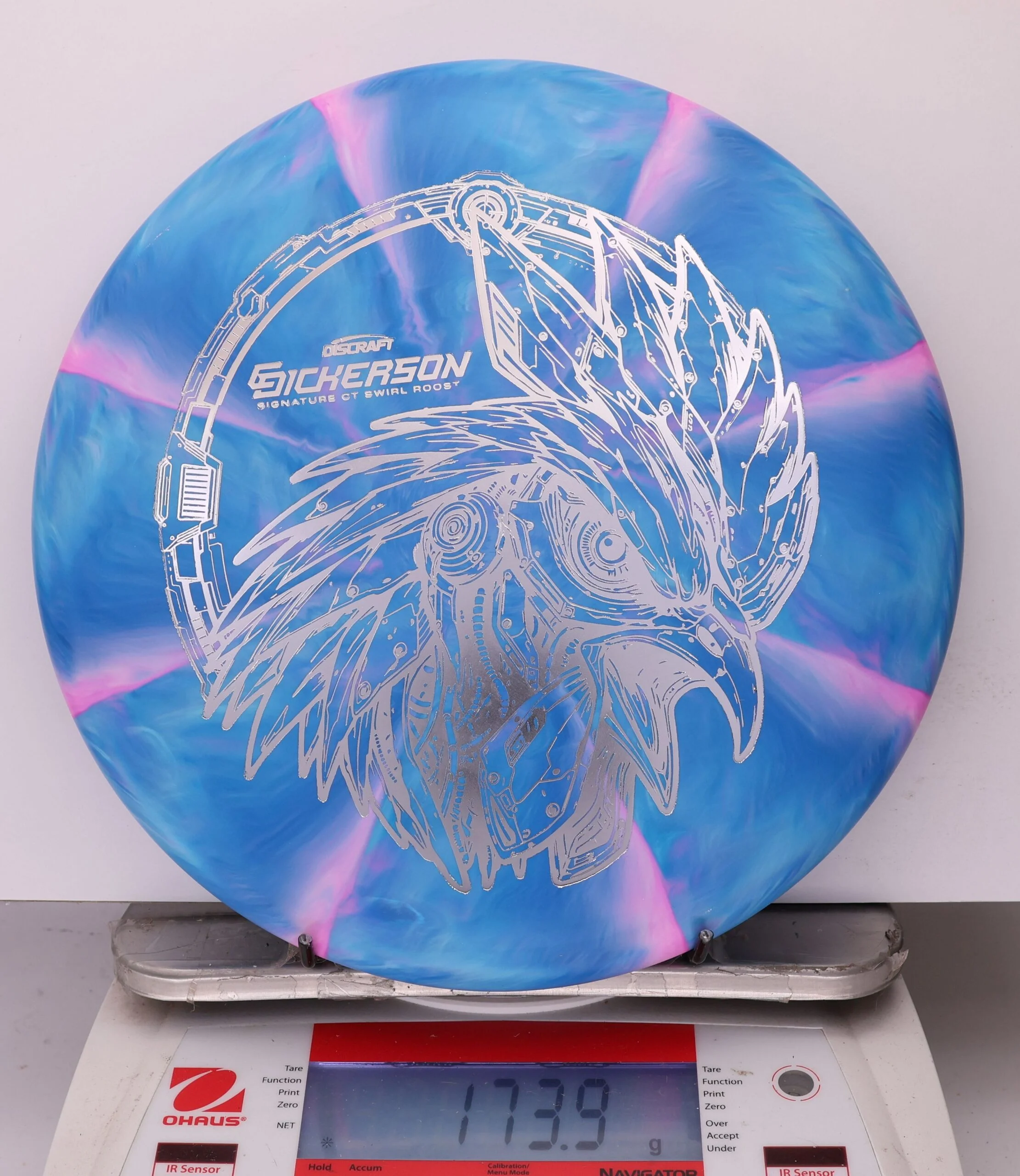 1029870 Crazy Tuff Swirl Roost, Chris Dickerson - #452 Blue-Pink, 174