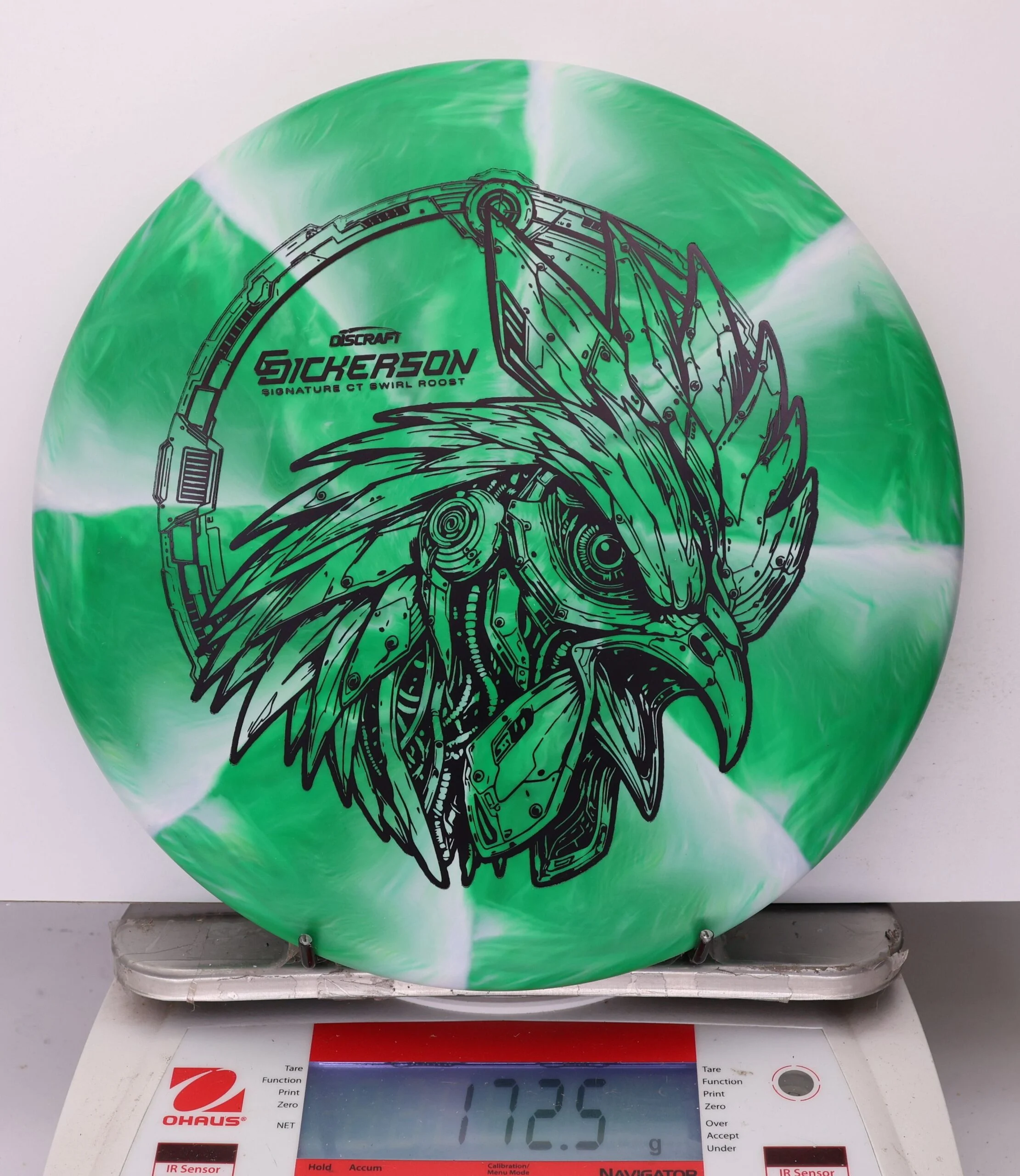 1029889 Crazy Tuff Swirl Roost, Chris Dickerson - #456 Green-White, 173