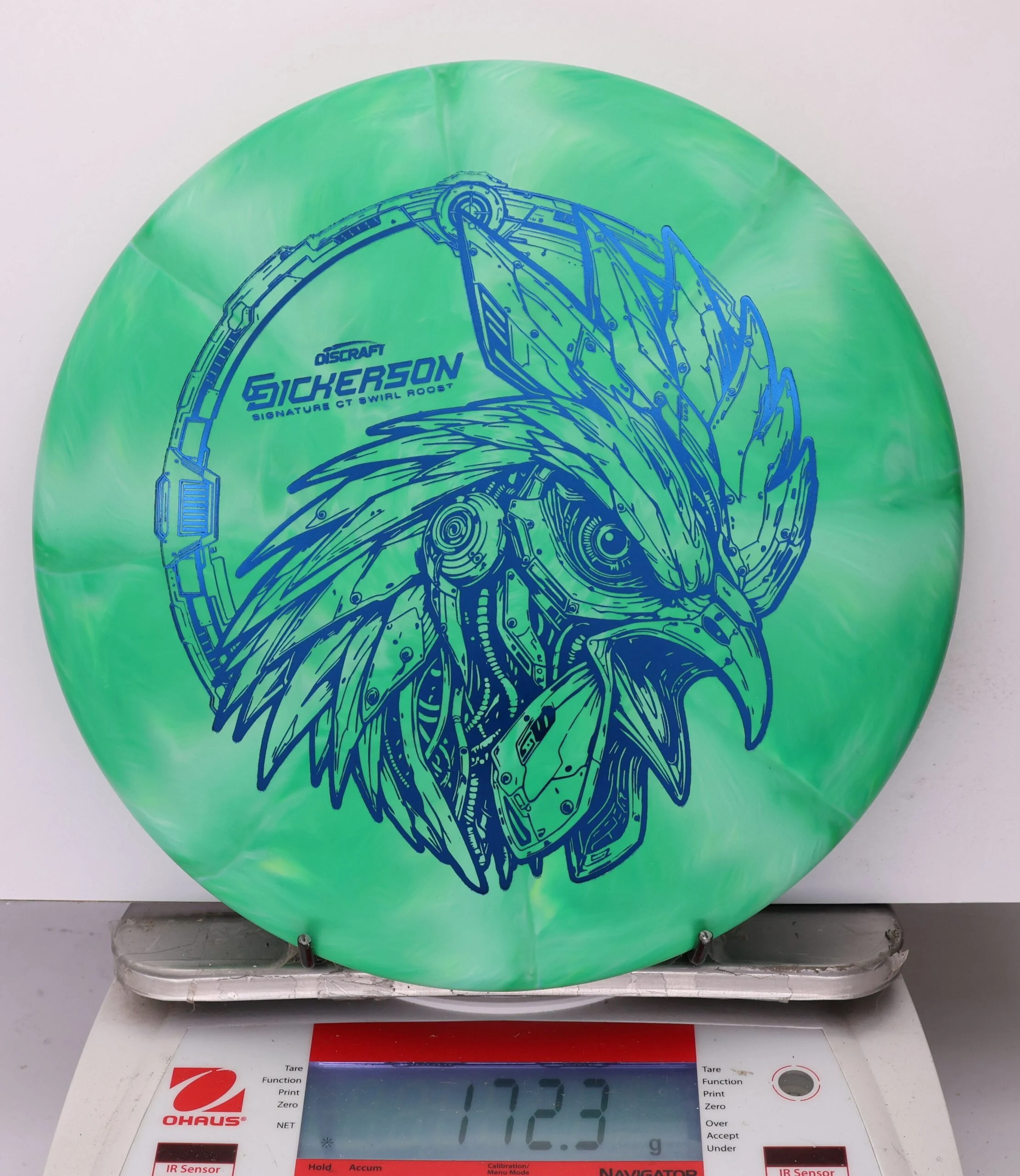 1029890 Crazy Tuff Swirl Roost, Chris Dickerson - #457 Green-White, 172