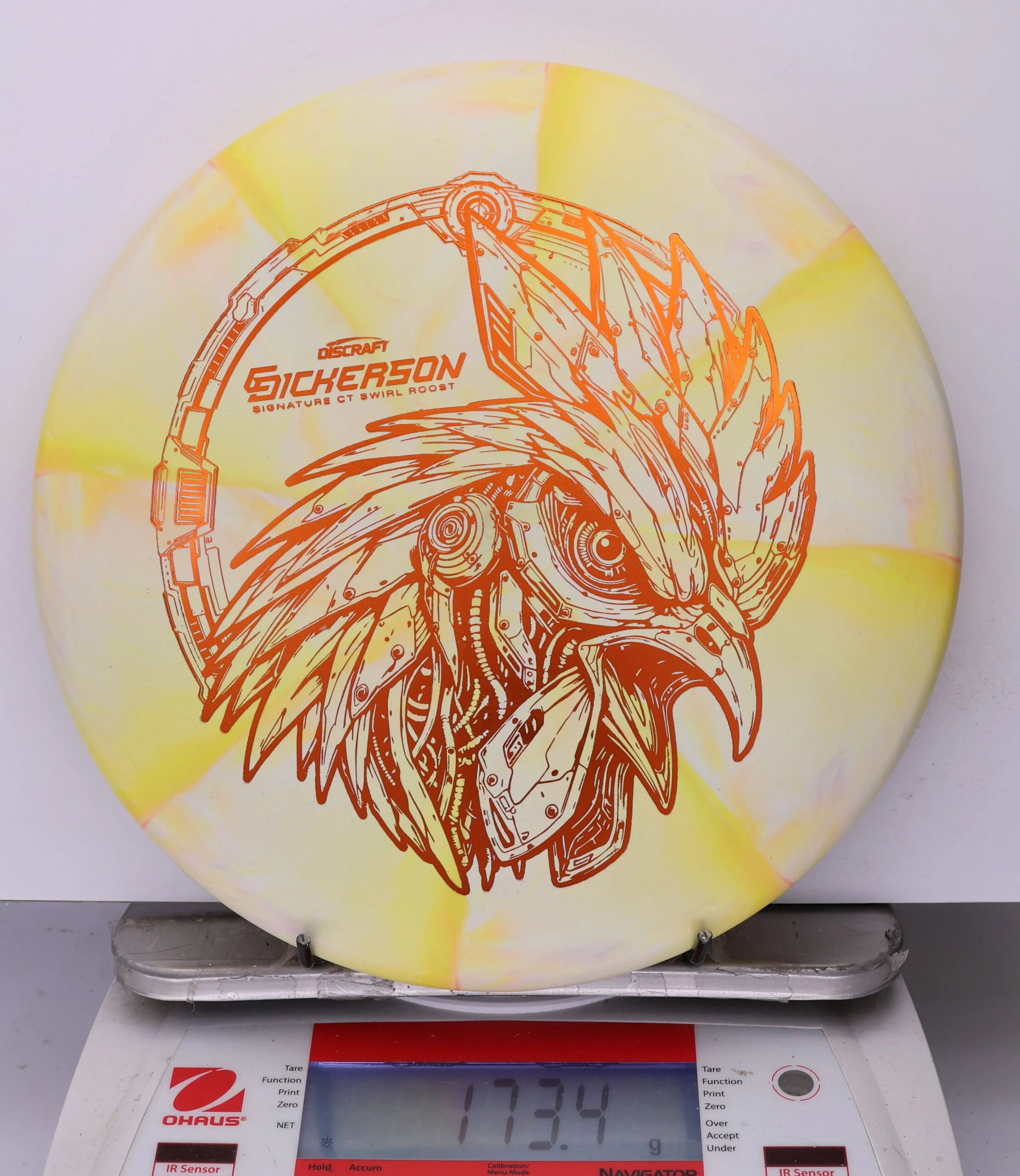 1029892 Crazy Tuff Swirl Roost, Chris Dickerson - #459 White-Yellow, 173