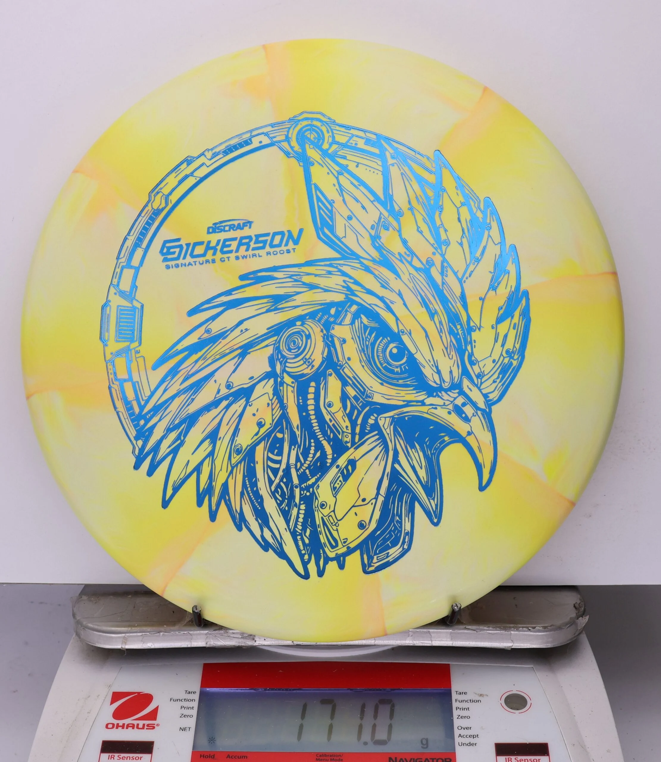 1029908 Crazy Tuff Swirl Roost, Chris Dickerson - #460 White-Yellow, 171