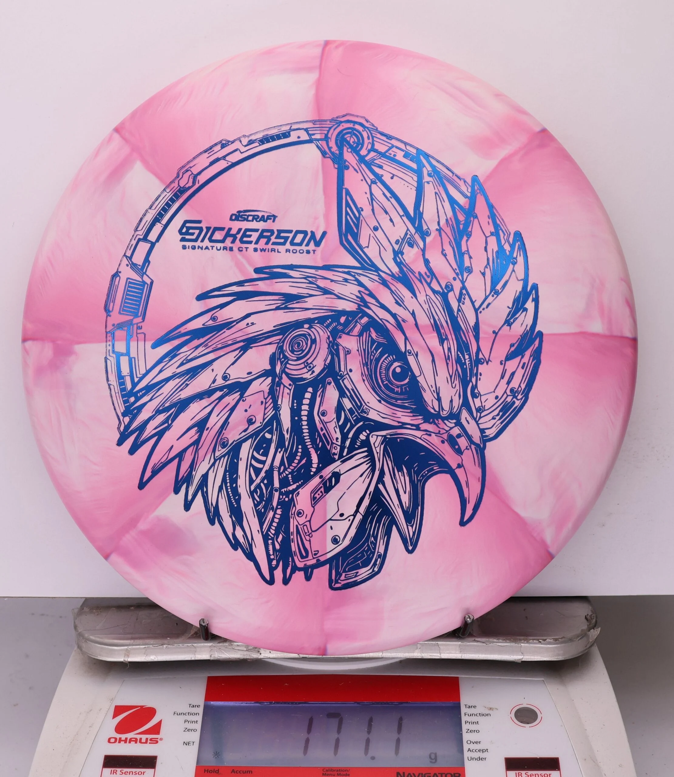 1029912 Crazy Tuff Swirl Roost, Chris Dickerson - #464 Pink-White, 171