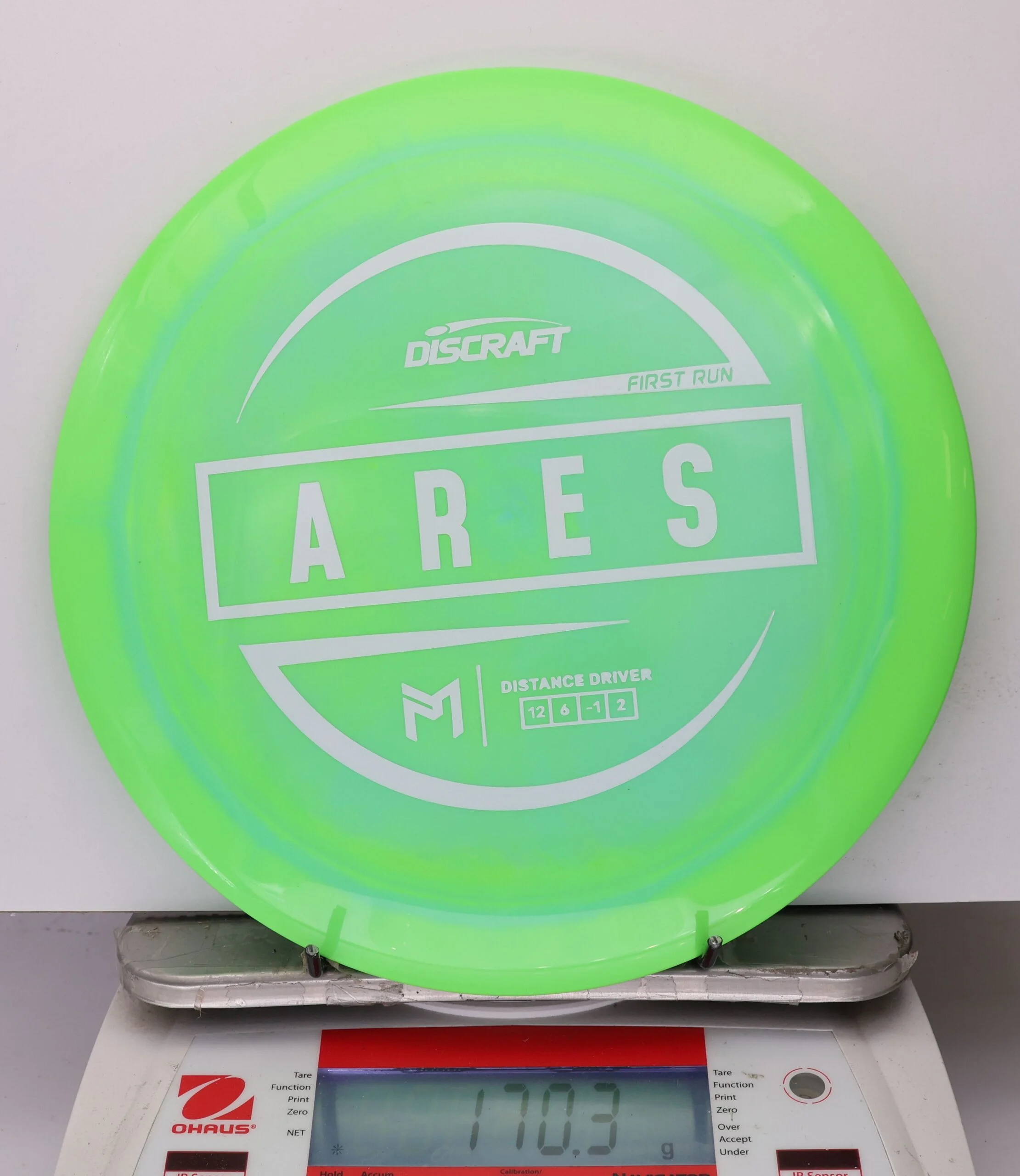 1030189 ESP Ares, Paul McBeth First Run - #451 GreenTeal, 170
