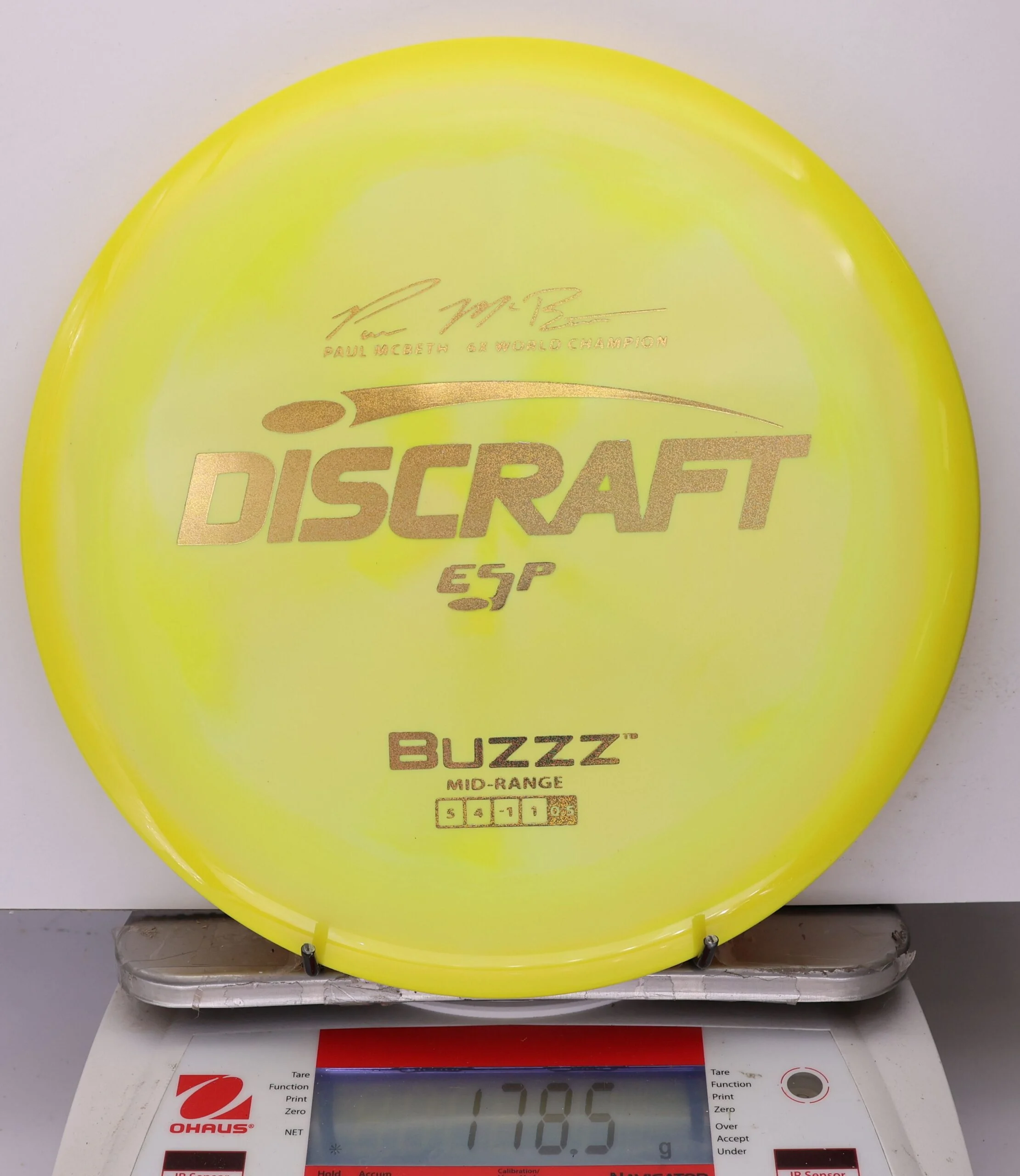 1030285 ESP Buzzz, Paul McBeth 6X - #453 Yellow, 179