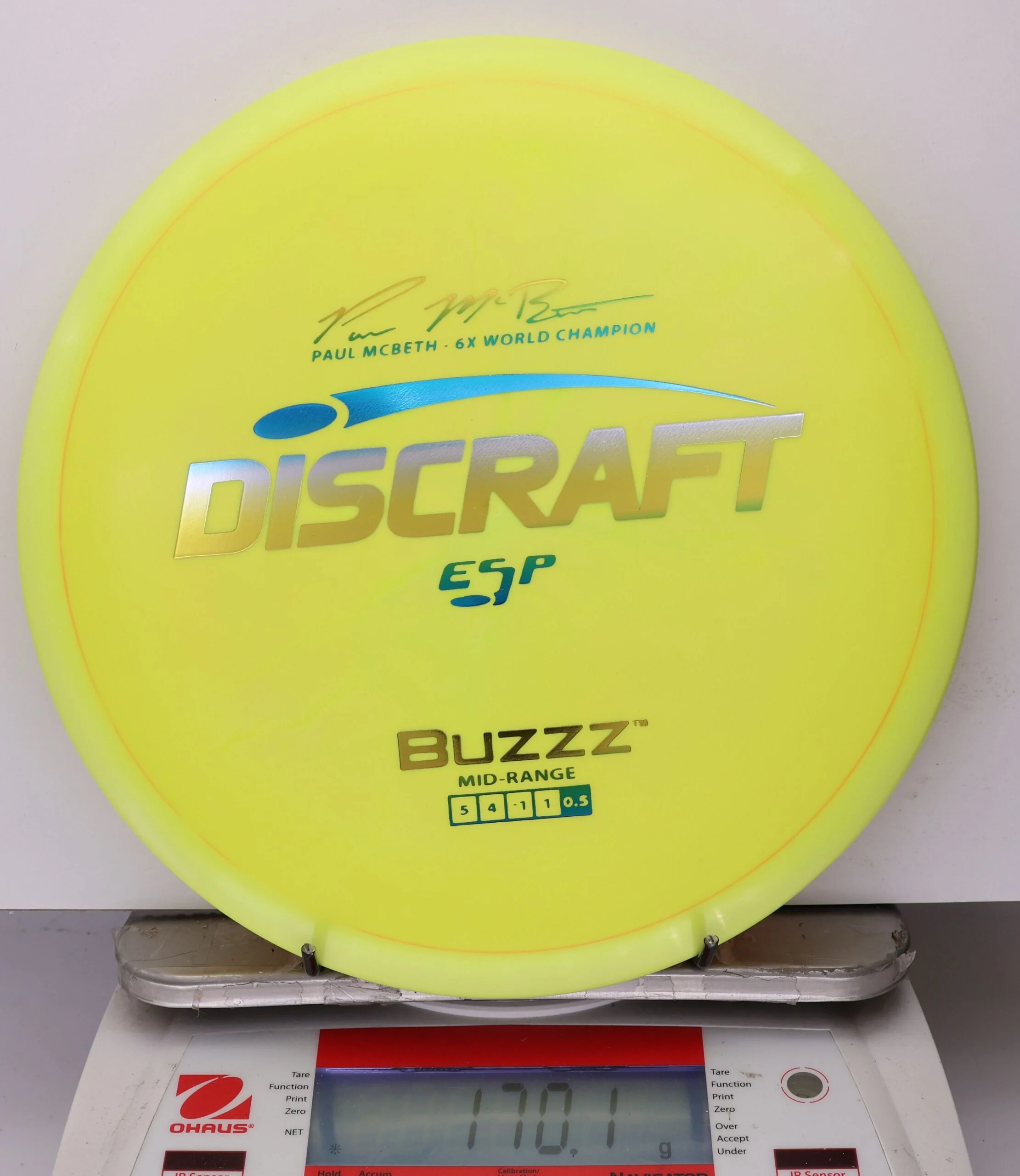 1030286 ESP Buzzz, Paul McBeth 6X - #454 Yellow, 170