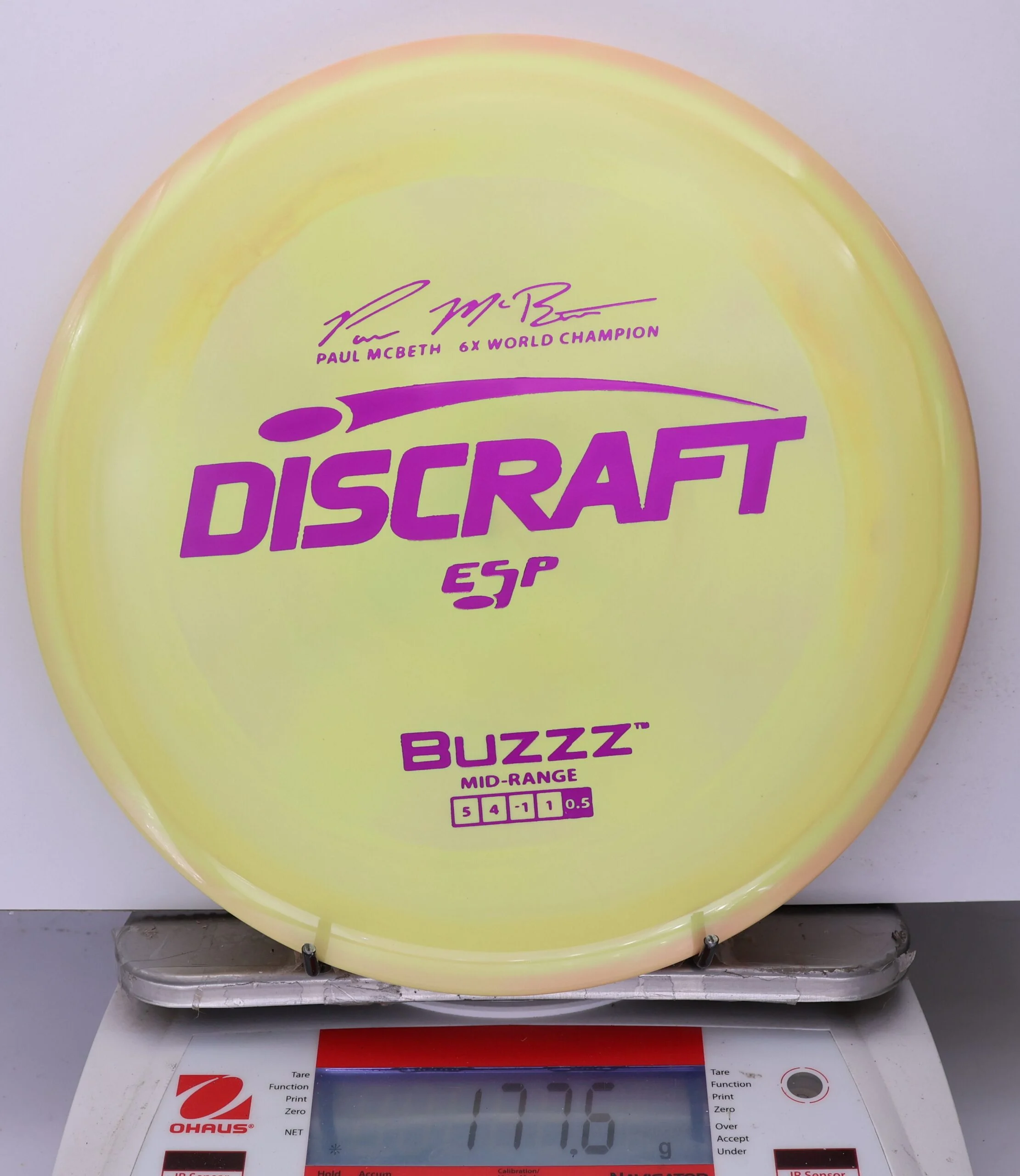 1030301 ESP Buzzz, Paul McBeth 6X - #456 OrangeYellow, 178