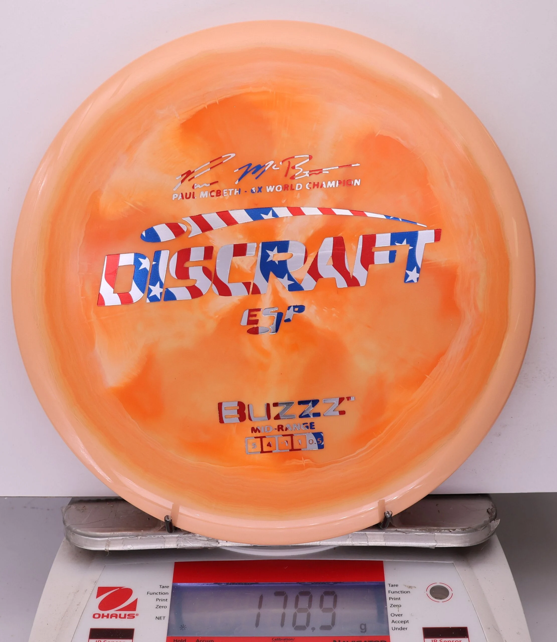1030304 ESP Buzzz, Paul McBeth 6X - #459 Orange, 179