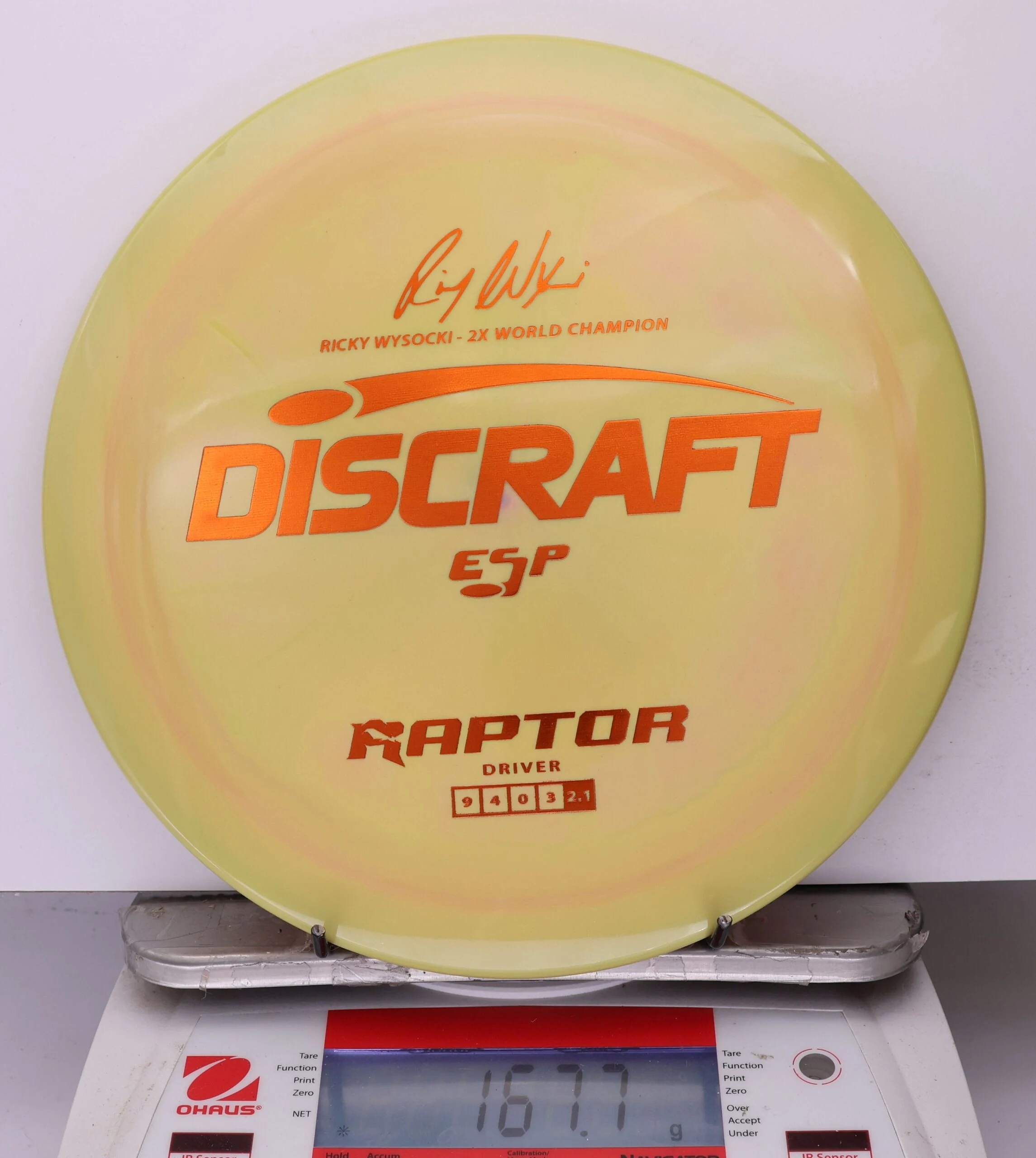 1030373 ESP Raptor, Ricky Wysocki 2X - #447 YellowOrange, 168