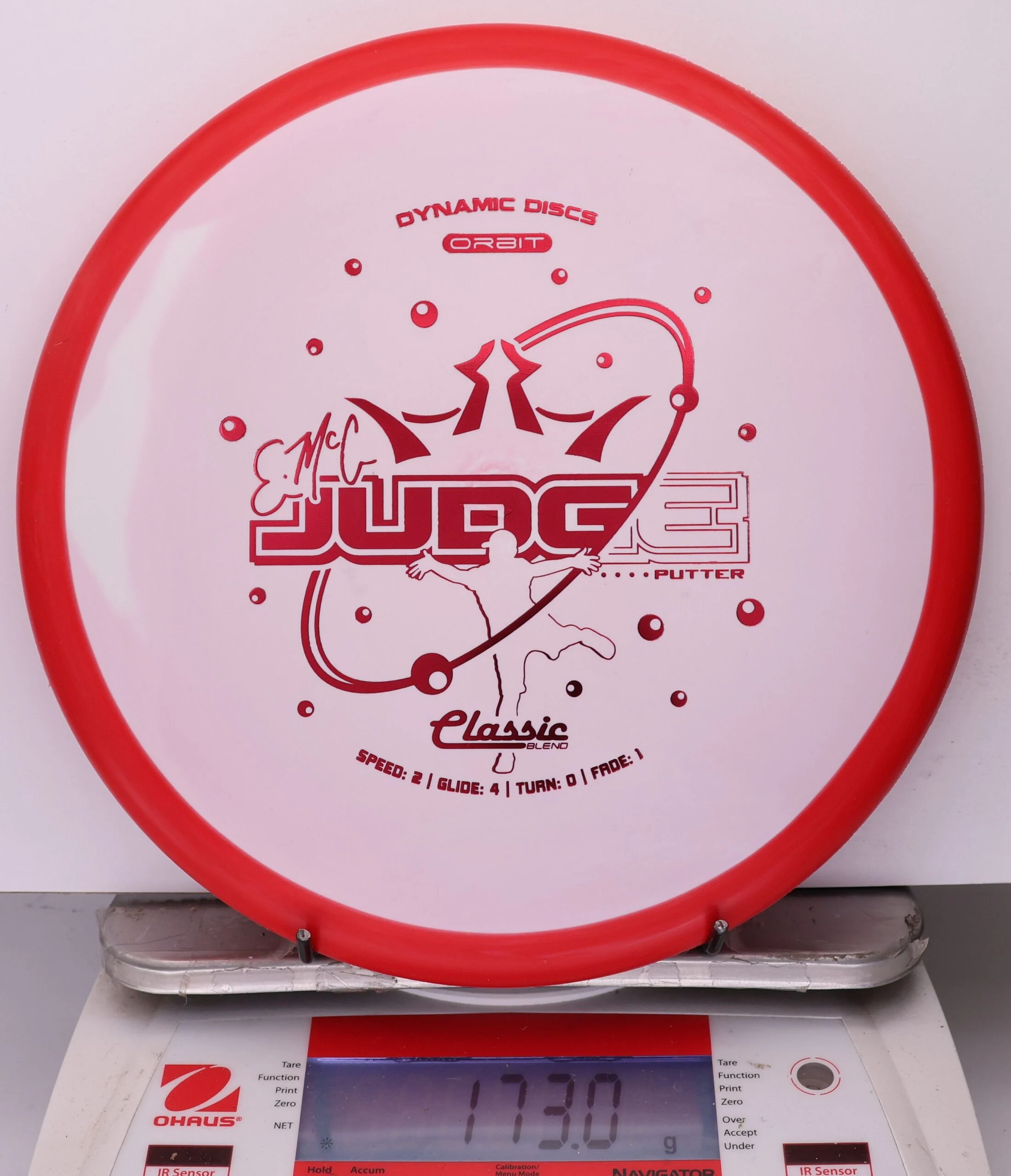 1031544 Classic Blend Orbit EMac Judge - #287 Red-White, 173