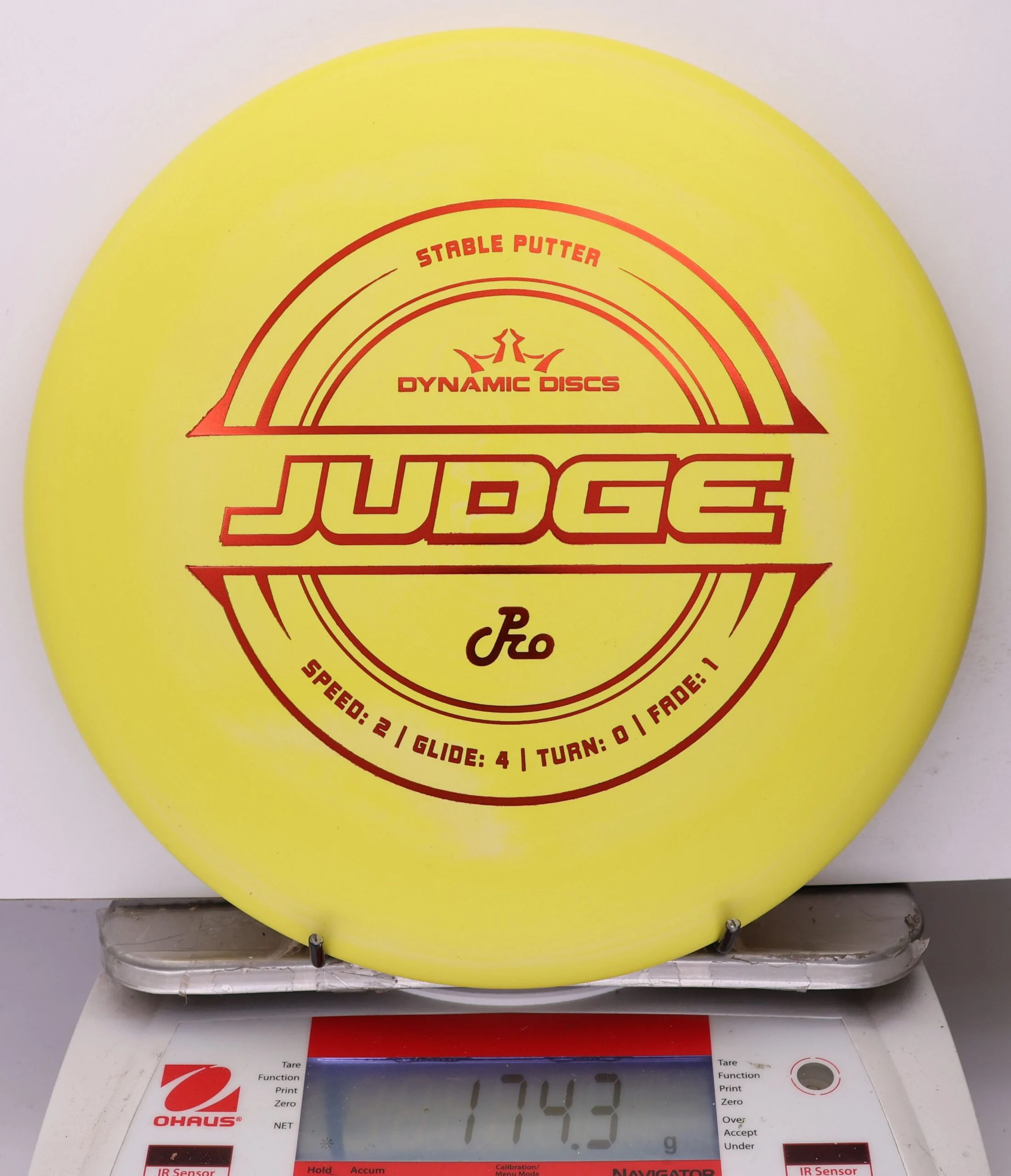 1031634 Classic Pro Judge - #285 Yellow, 174