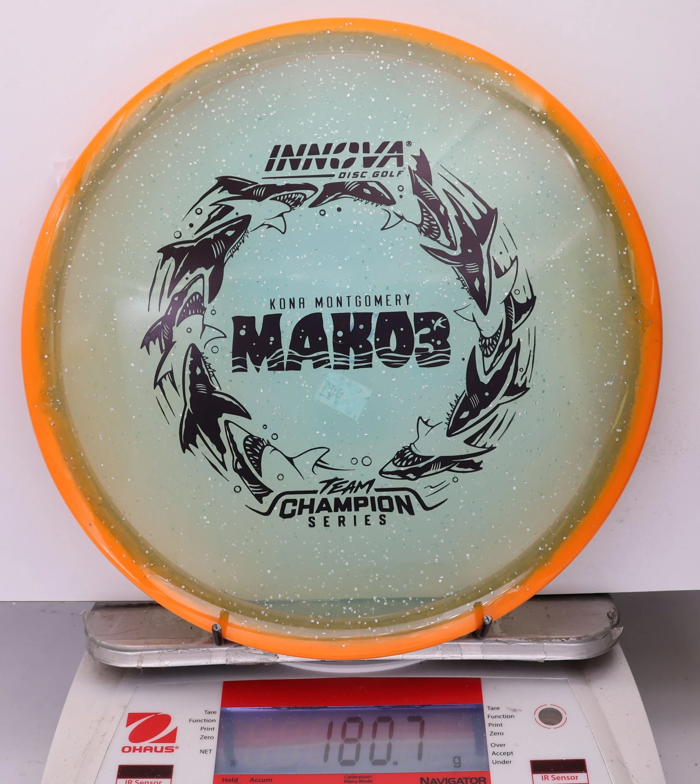 1034523 Metal Flake Halo Champion Mako3, Kona Montgomery 2026 Tour Series - #901 Orange, 181