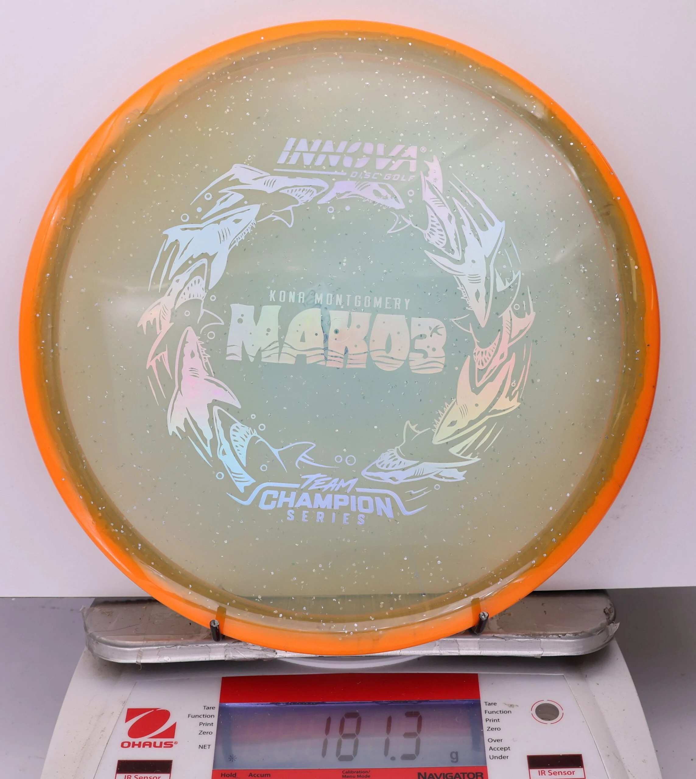 1034524 Metal Flake Halo Champion Mako3, Kona Montgomery 2026 Tour Series - #902 Orange, 181