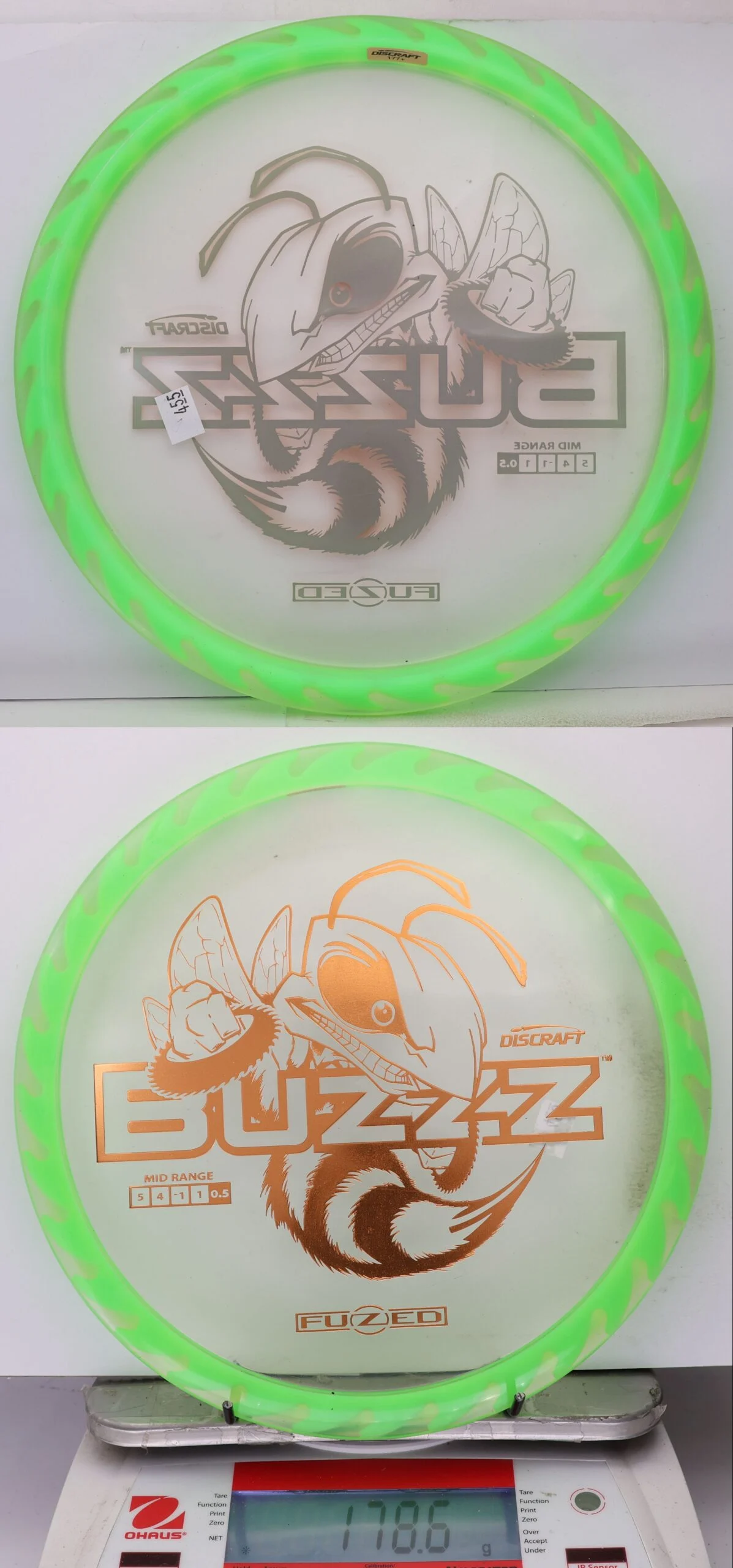 1035040 FuZed Line Buzzz, Buzzzsaw - #455 Clear-Green, 179