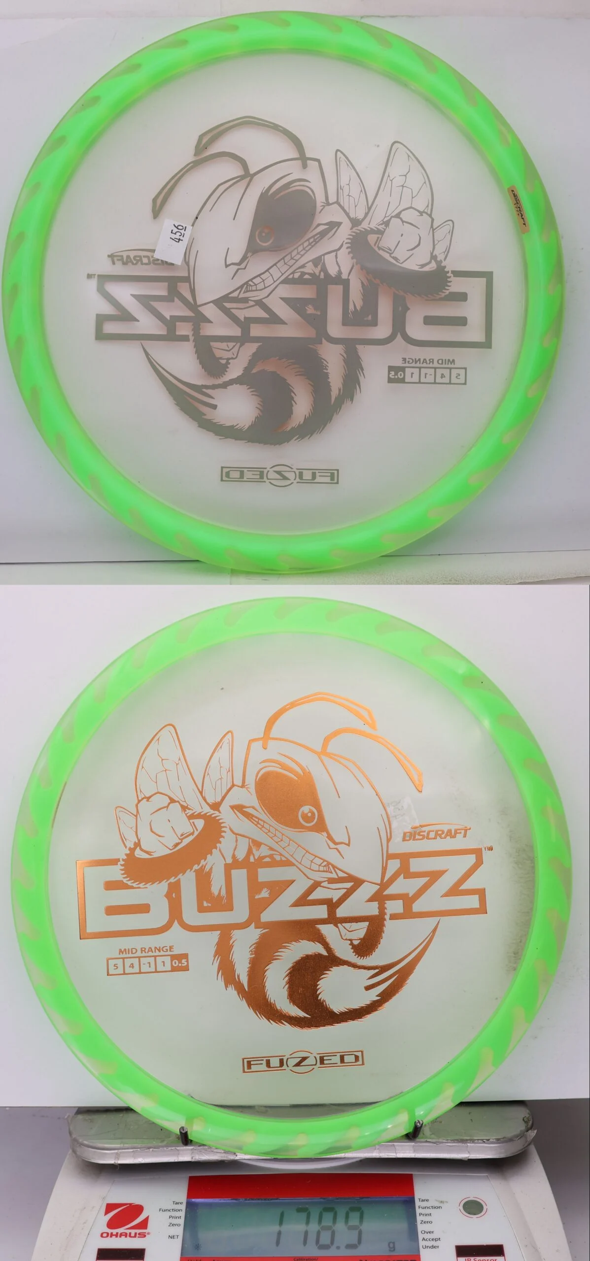1035041 FuZed Line Buzzz, Buzzzsaw - #456 Clear-Green, 179