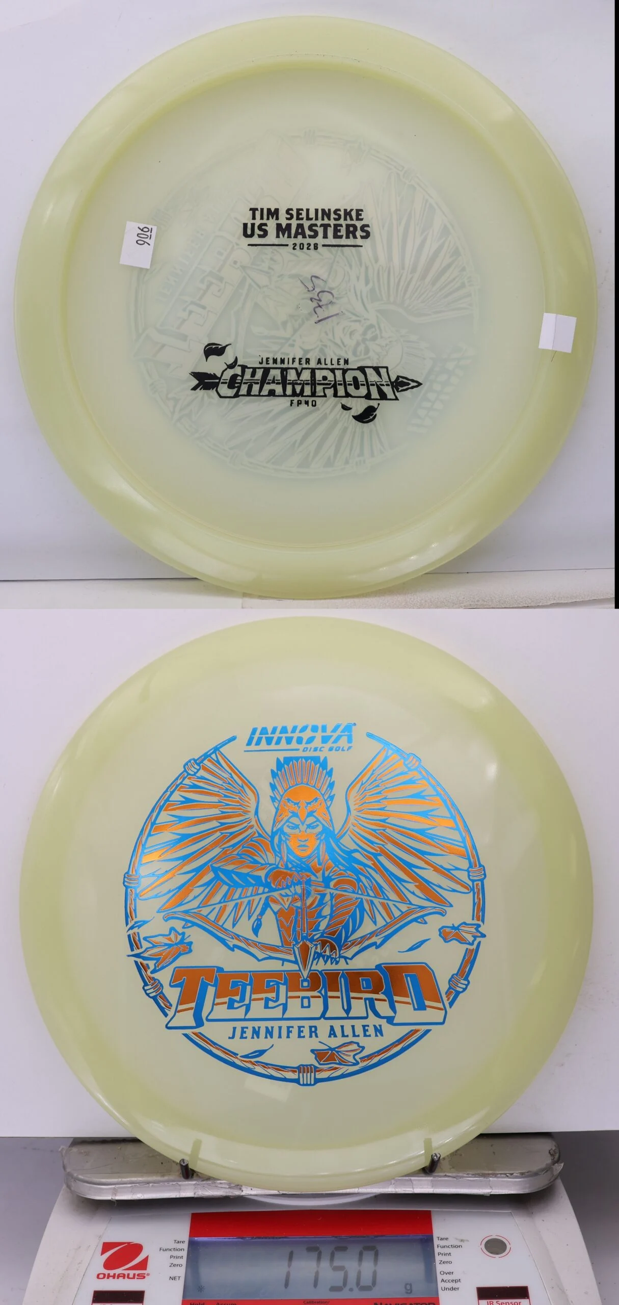 1035373 Proto Glow Champion Teebird, Jennifer Allen 2026 Tour Series - #906 Glow, 175