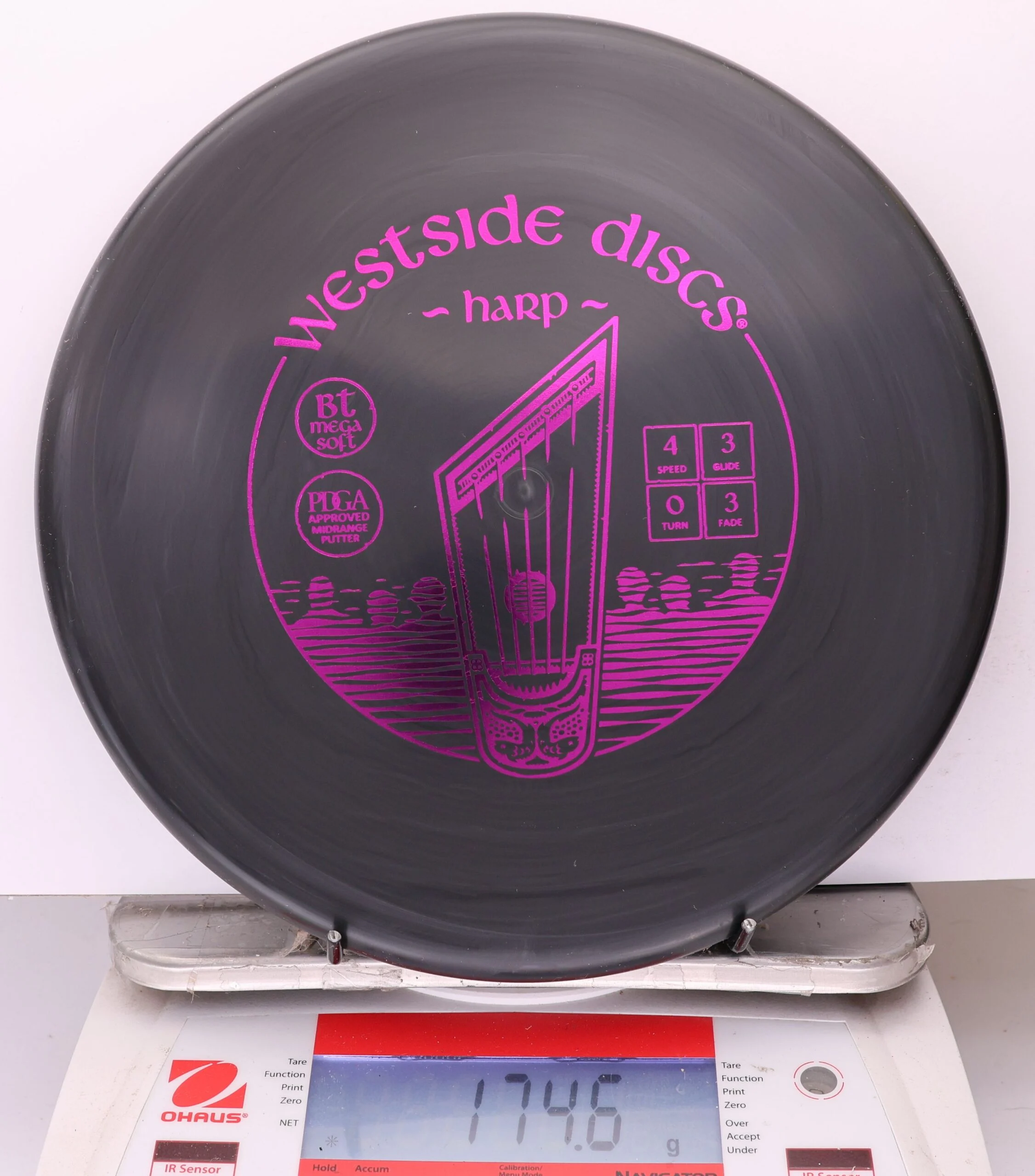 1037900 Bt Megasoft Harp - #27 Black, 175