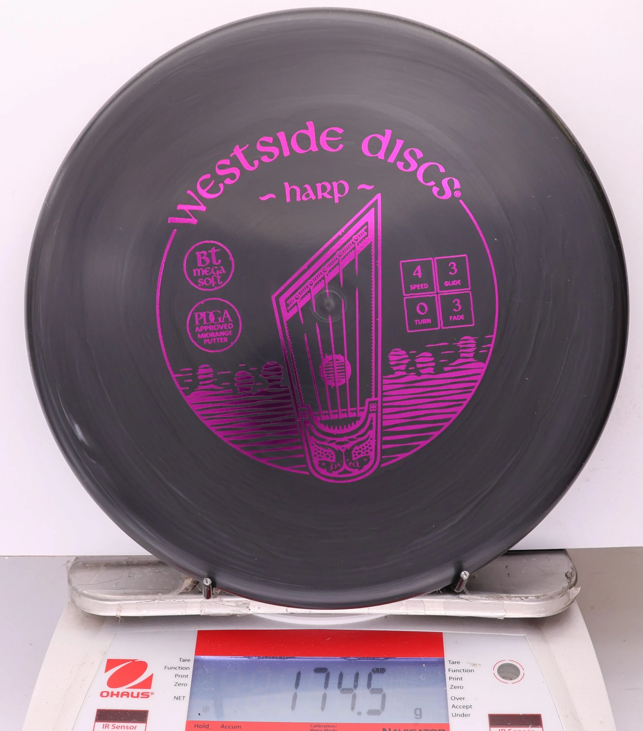 1037901 Bt Megasoft Harp - #28 Black, 175