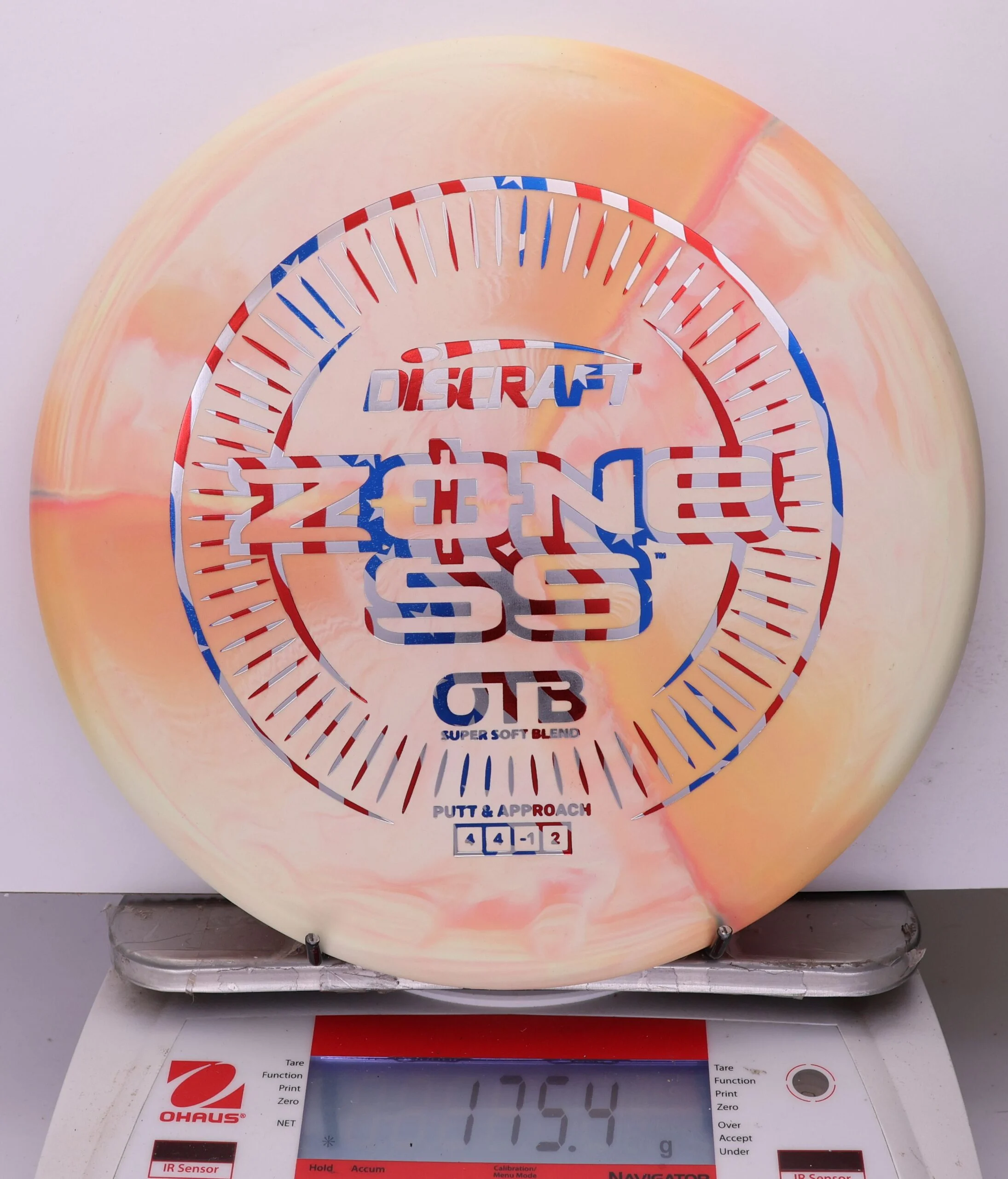 1038659 Super Soft Swirly Zone SS - #394 WhiteOrange, 175