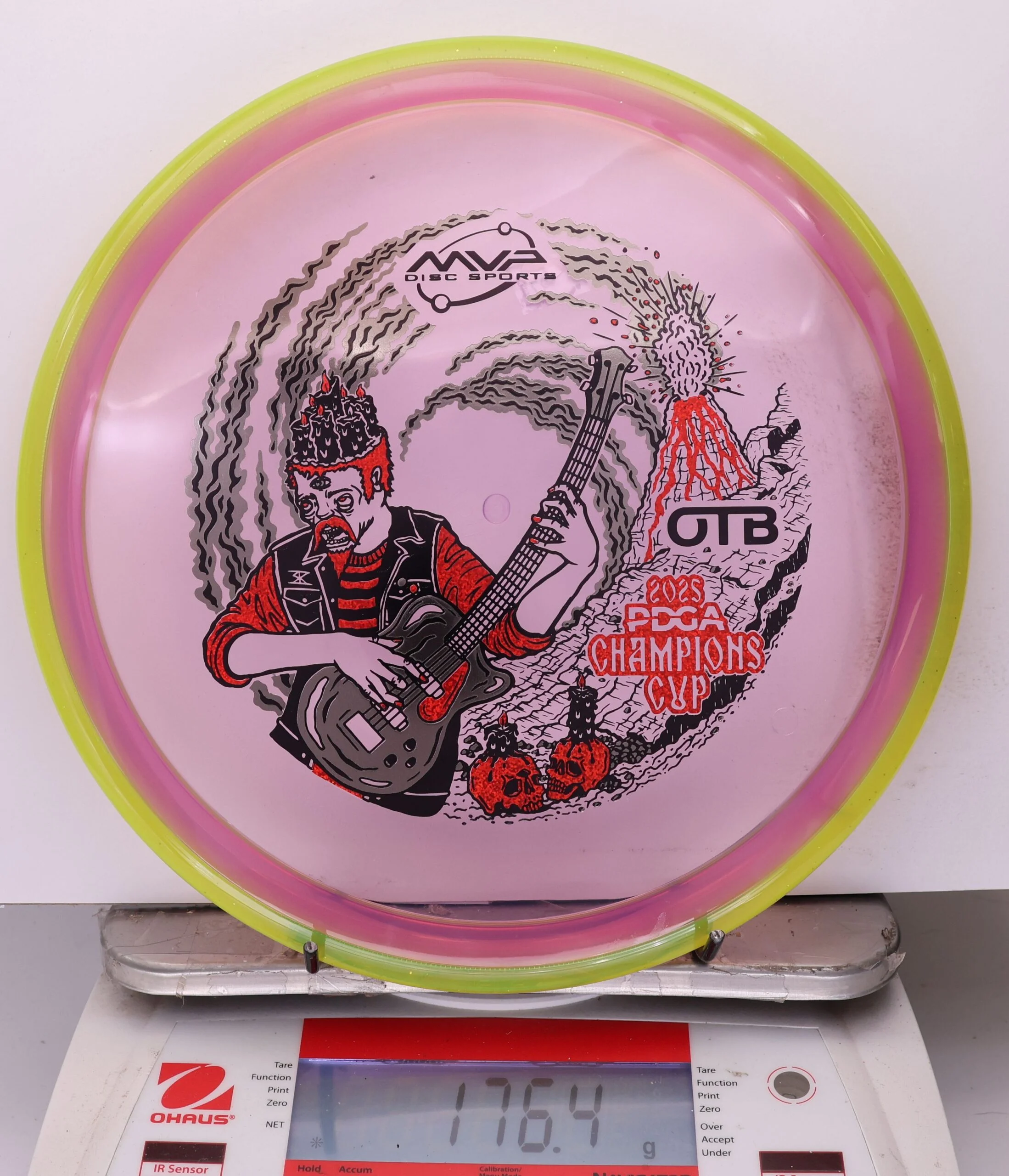 1038960 Prism Proton Soft Pyro, PDGA Champions Cup 2025 - #371 Grellow-Pink, 176