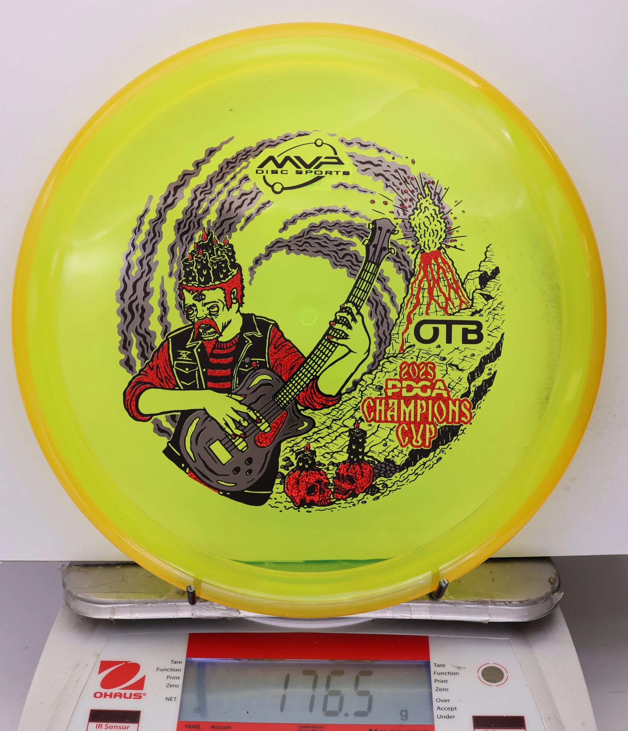 1038977 Prism Proton Soft Pyro, PDGA Champions Cup 2025 - #378 Orange-Yellow, 177