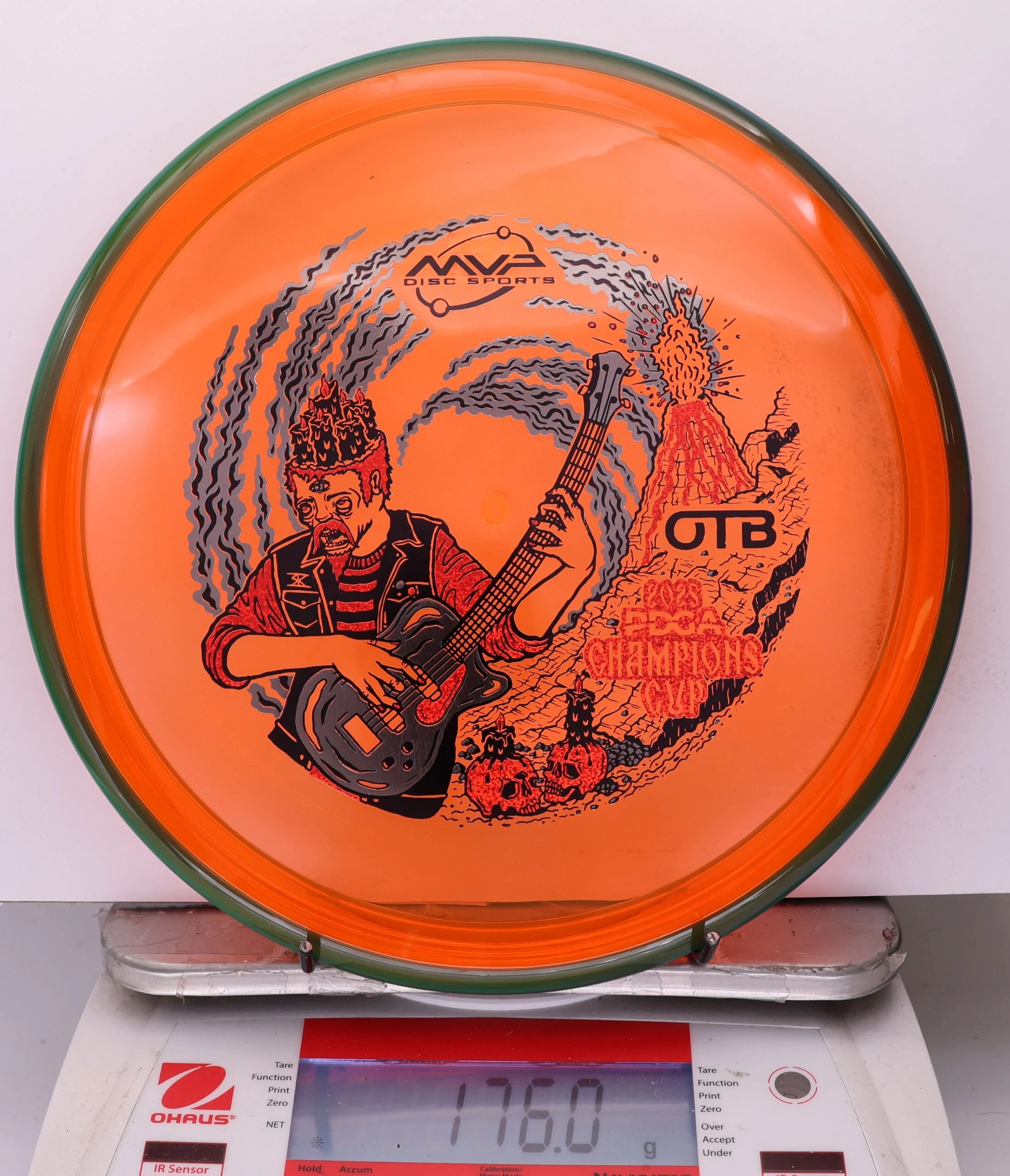 1038978 Prism Proton Soft Pyro, PDGA Champions Cup 2025 - #379 DkGreen-Orange, 176