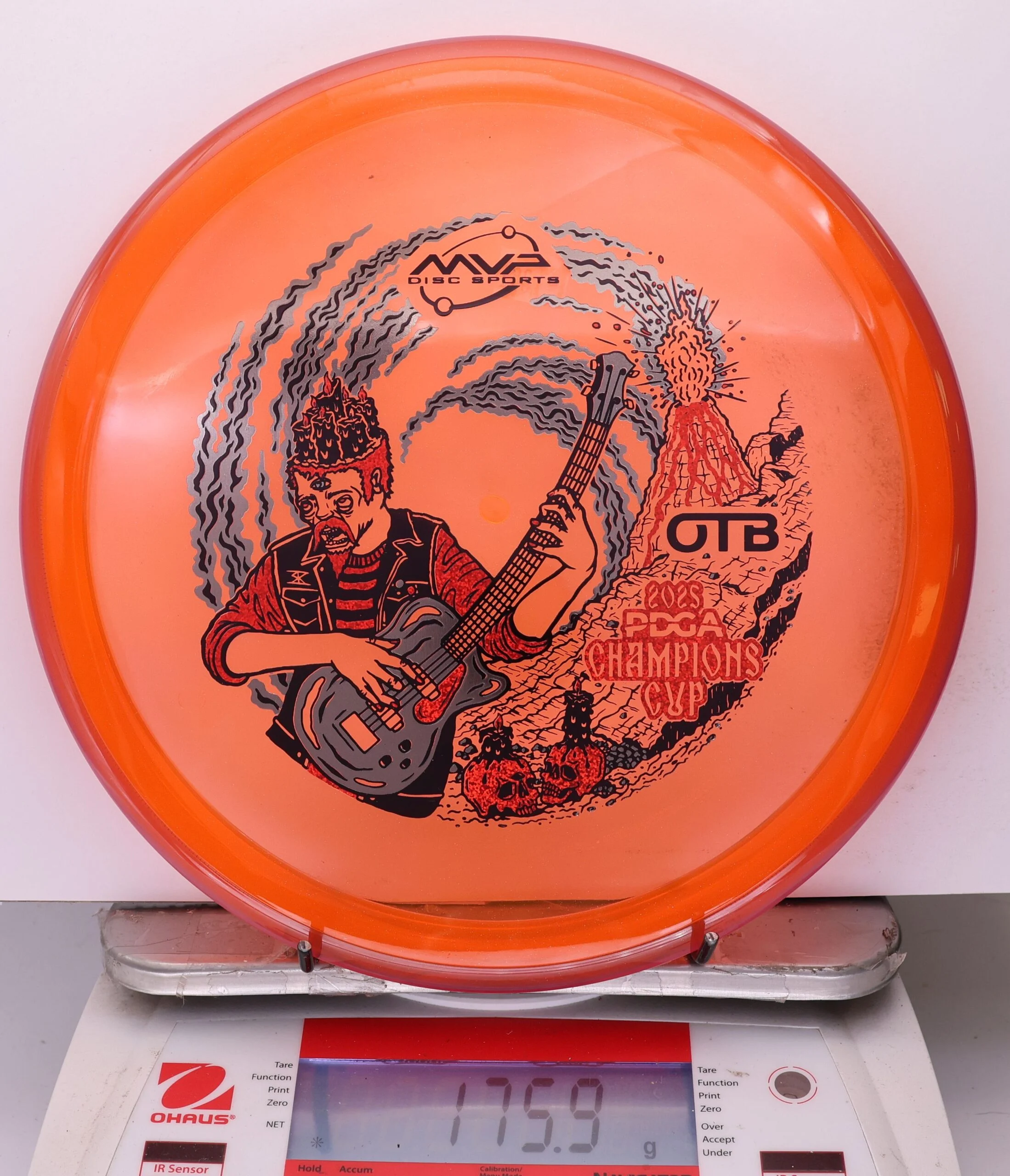 1038990 Prism Proton Soft Pyro, PDGA Champions Cup 2025 - #381 Red-Orange, 176