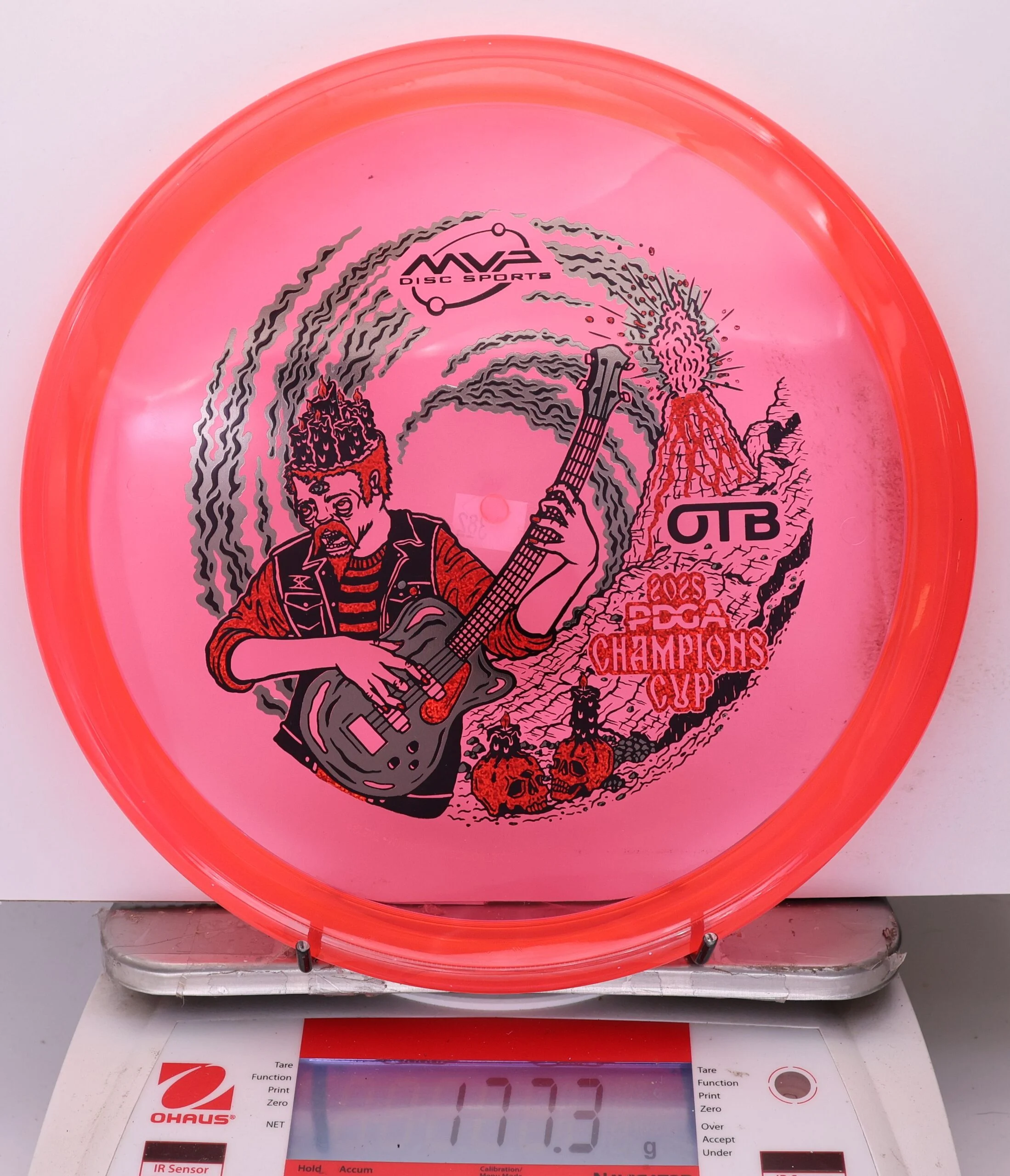 1038991 Prism Proton Soft Pyro, PDGA Champions Cup 2025 - #382 Red-Pink, 177