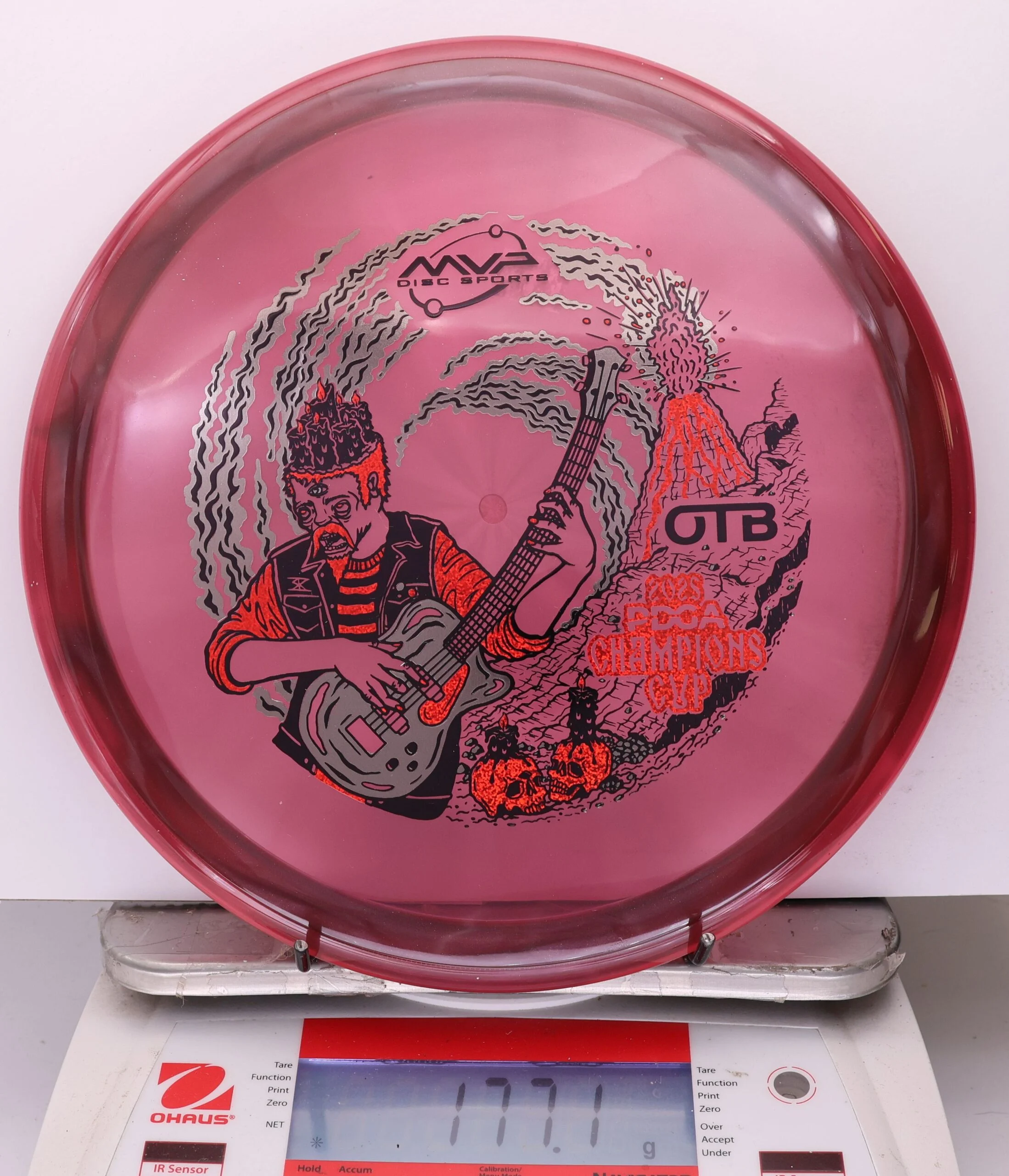 1038993 Prism Proton Soft Pyro, PDGA Champions Cup 2025 - #384 Red, 177