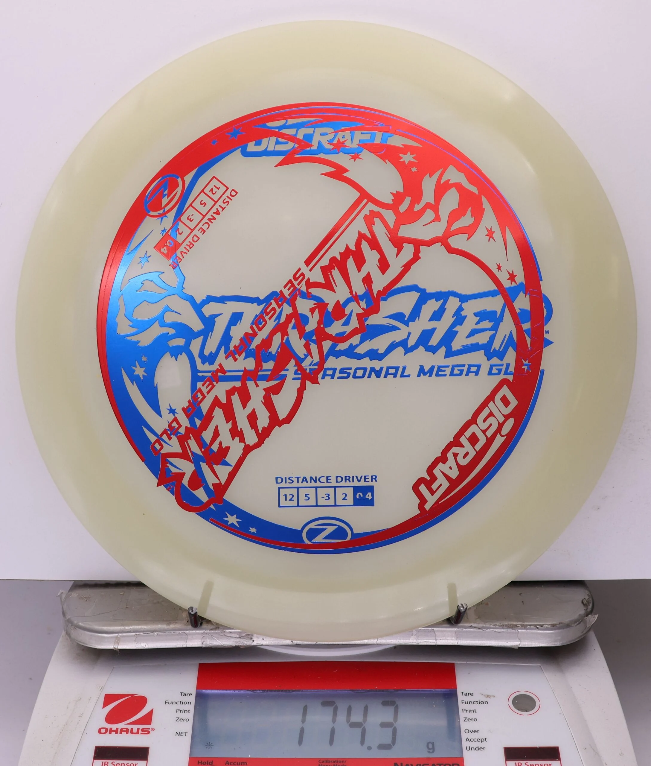 1040409 X-Out Seasonal Mega Glow Z Thrasher - #415 Glow, 174