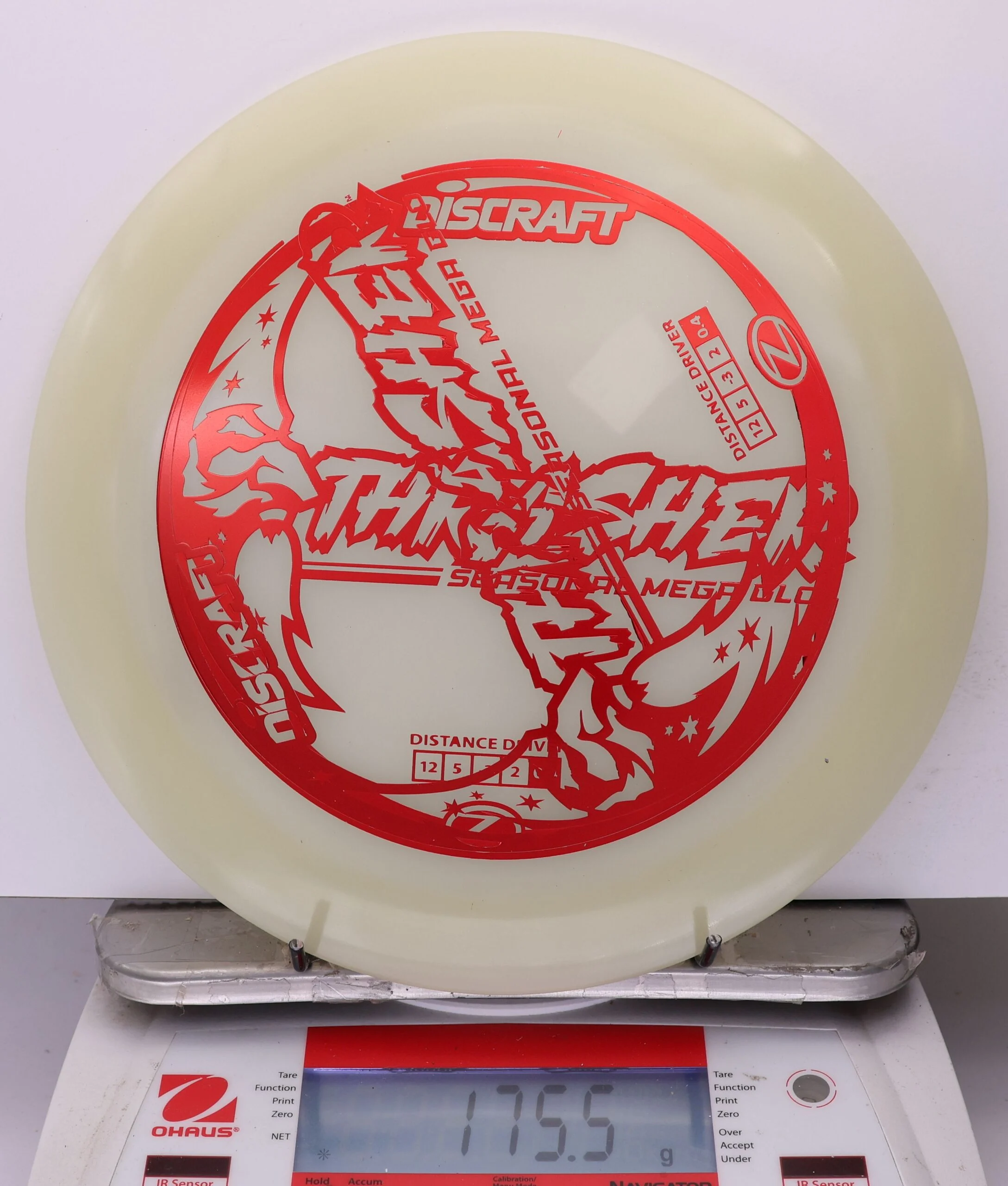 1040418 X-Out Seasonal Mega Glow Z Thrasher - #419 Glow, 176