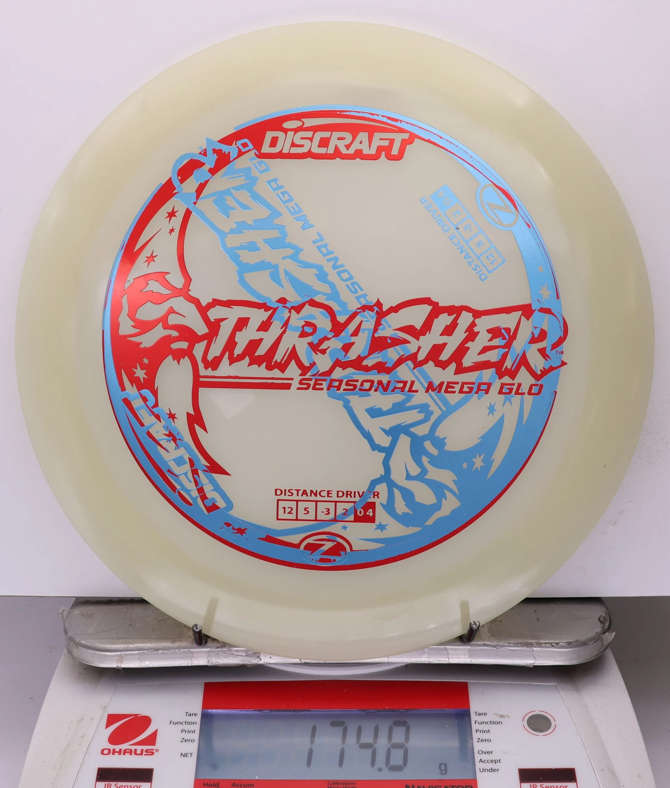 1040421 X-Out Seasonal Mega Glow Z Thrasher - #422 Glow, 175