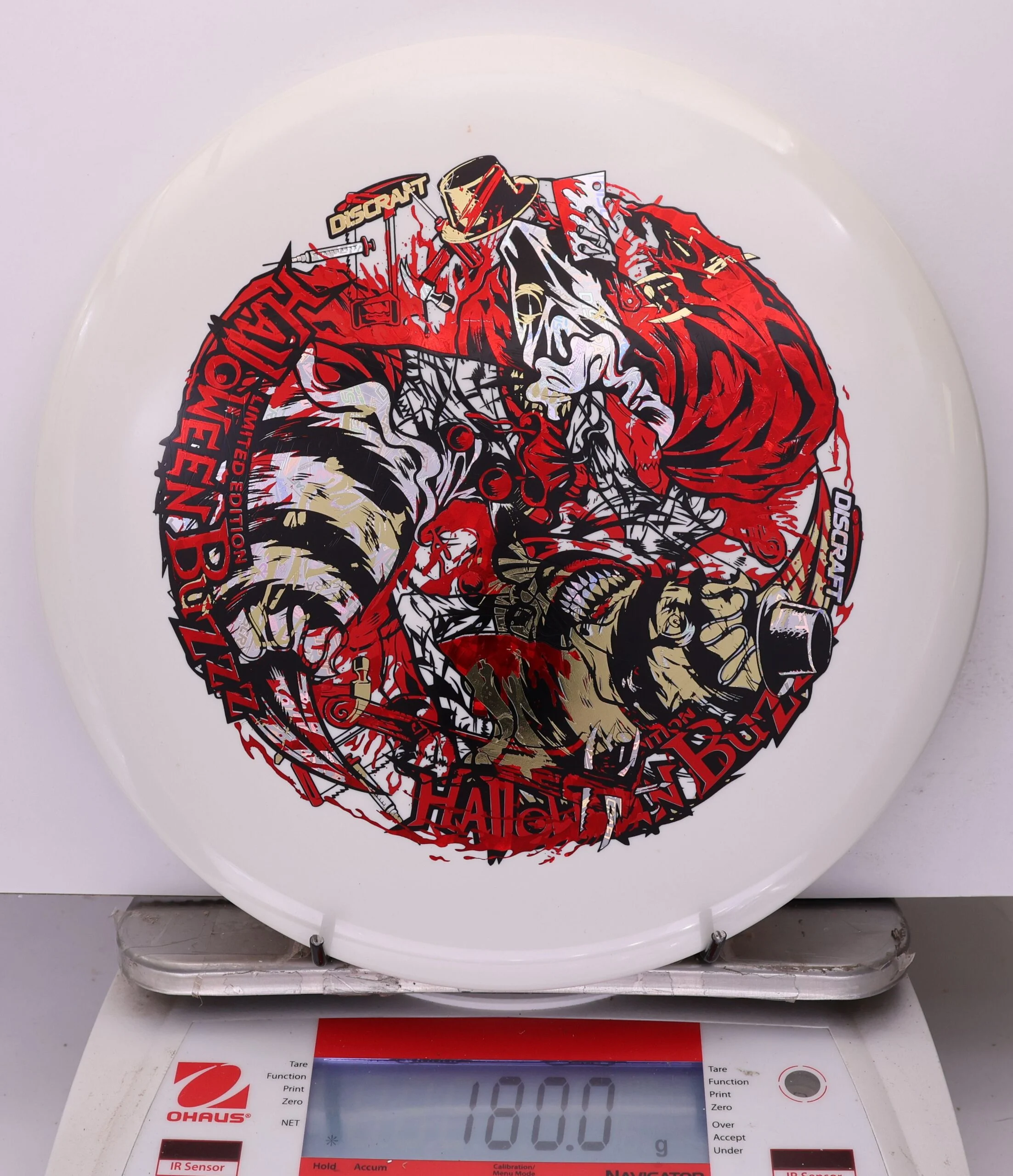 1040958 X-Out Glow ESP Buzzz, Tri-Foil - Halloween Edition 2025 - #415 White, 180