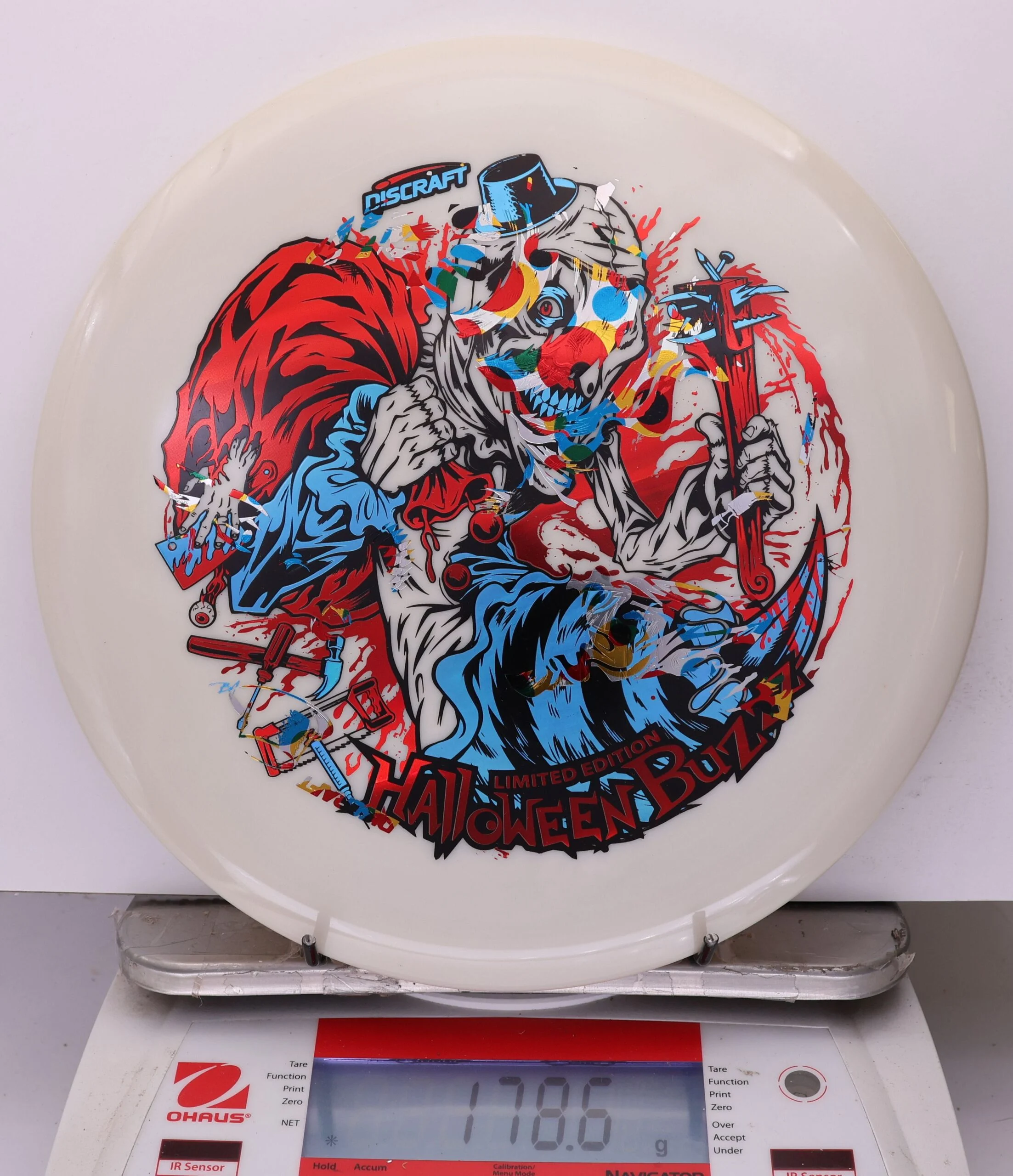 1040961 X-Out Glow ESP Buzzz, Tri-Foil - Halloween Edition 2025 - #418 White, 179