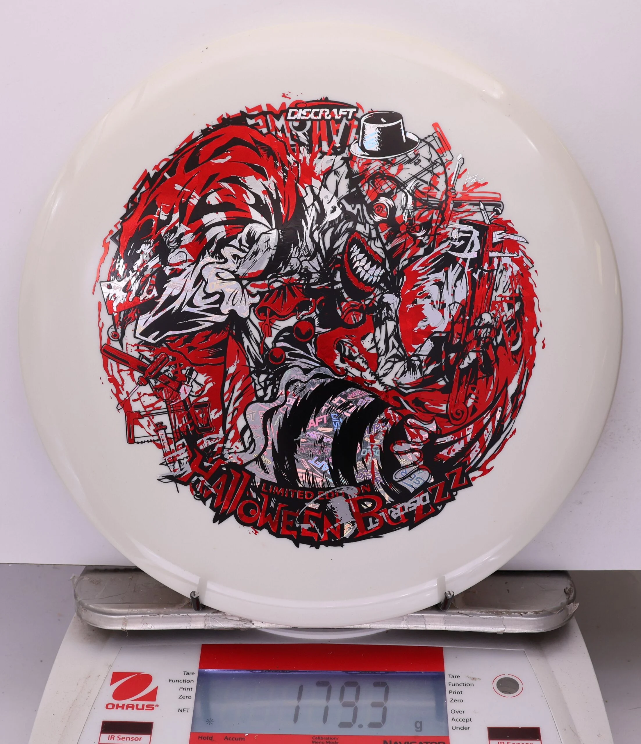 1040984 X-Out Glow ESP Buzzz, Tri-Foil - Halloween Edition 2025 - #419 White, 179