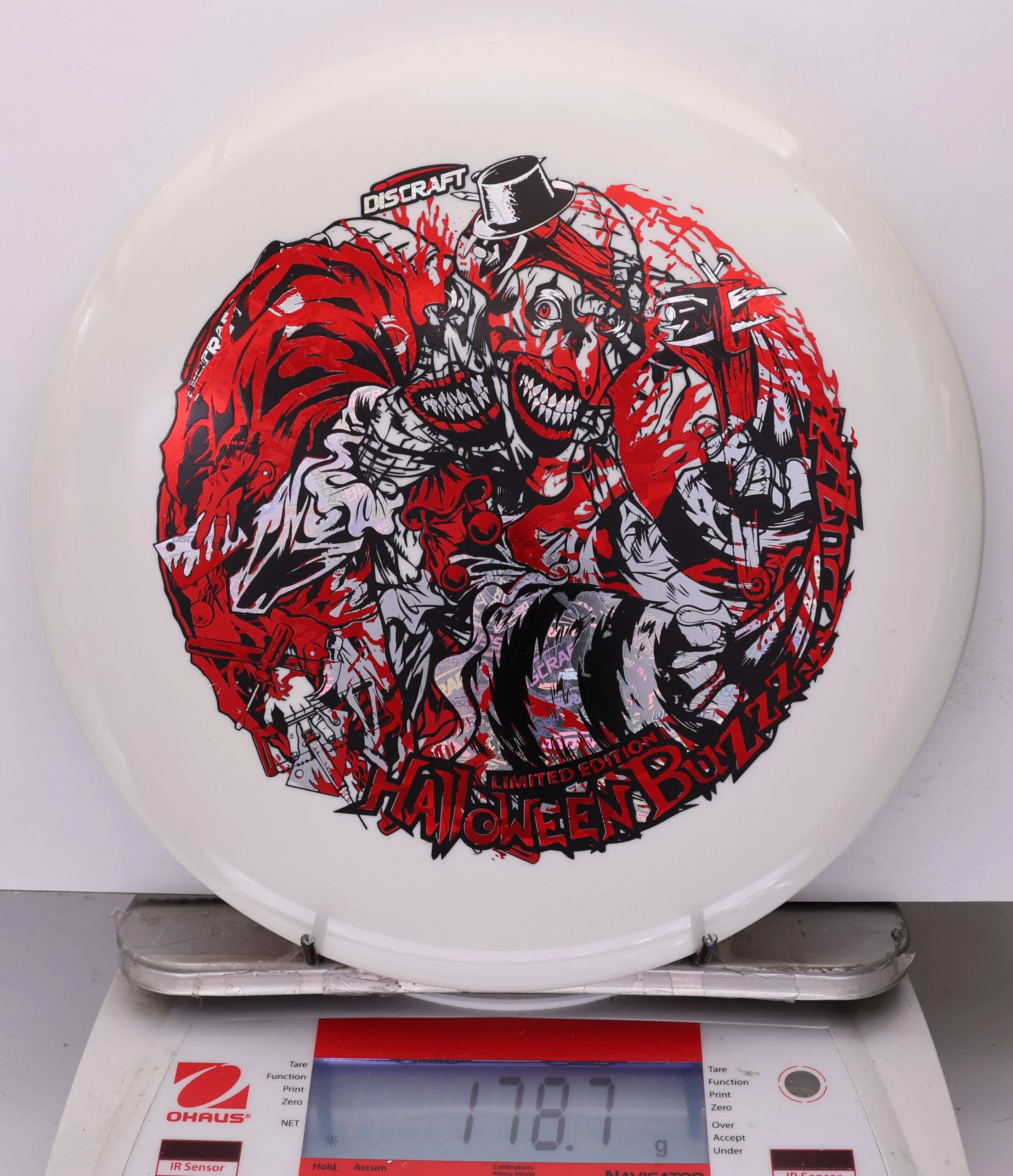 1040986 X-Out Glow ESP Buzzz, Tri-Foil - Halloween Edition 2025 - #421 White, 179