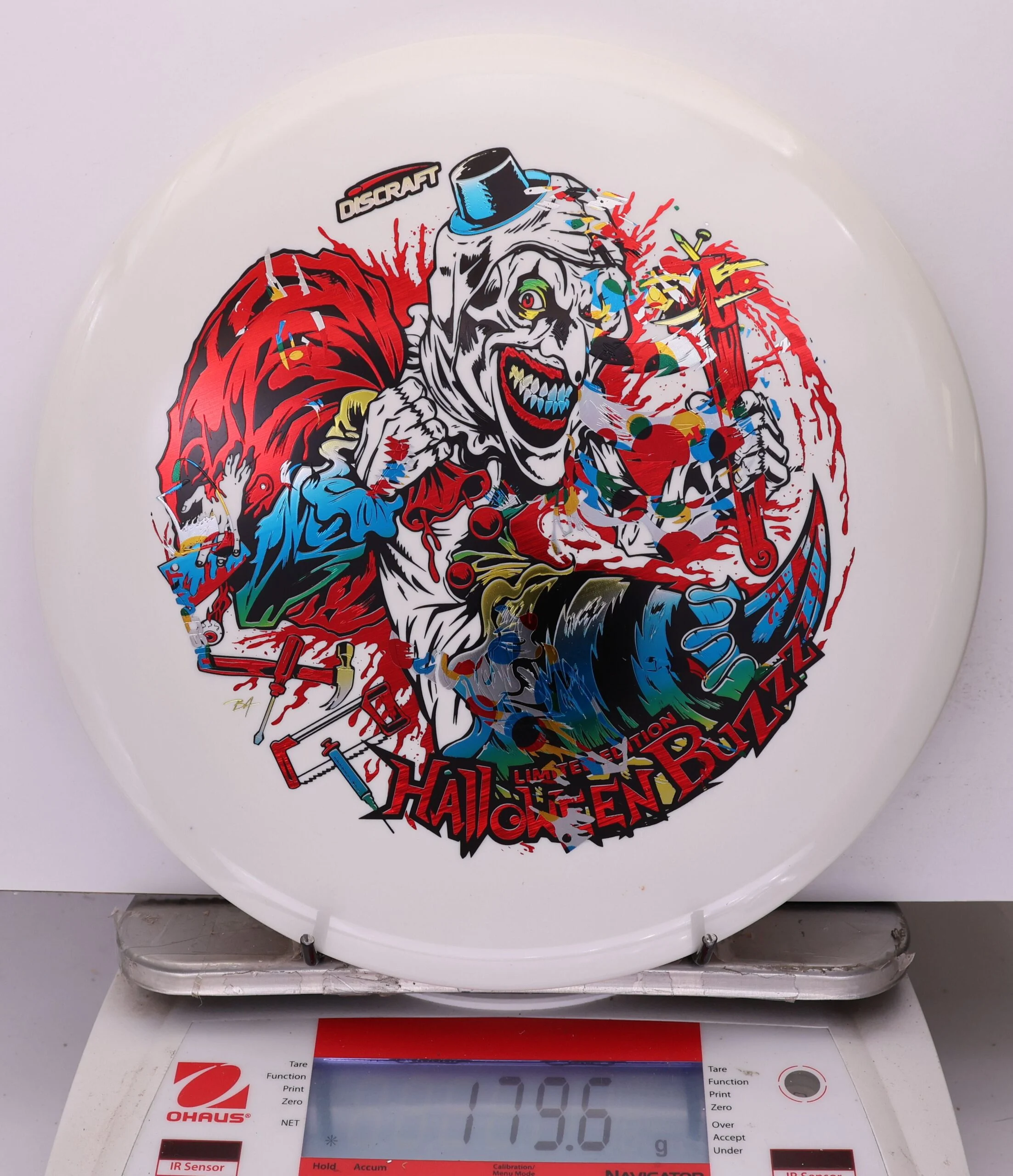 1040988 X-Out Glow ESP Buzzz, Tri-Foil - Halloween Edition 2025 - #423 White, 180