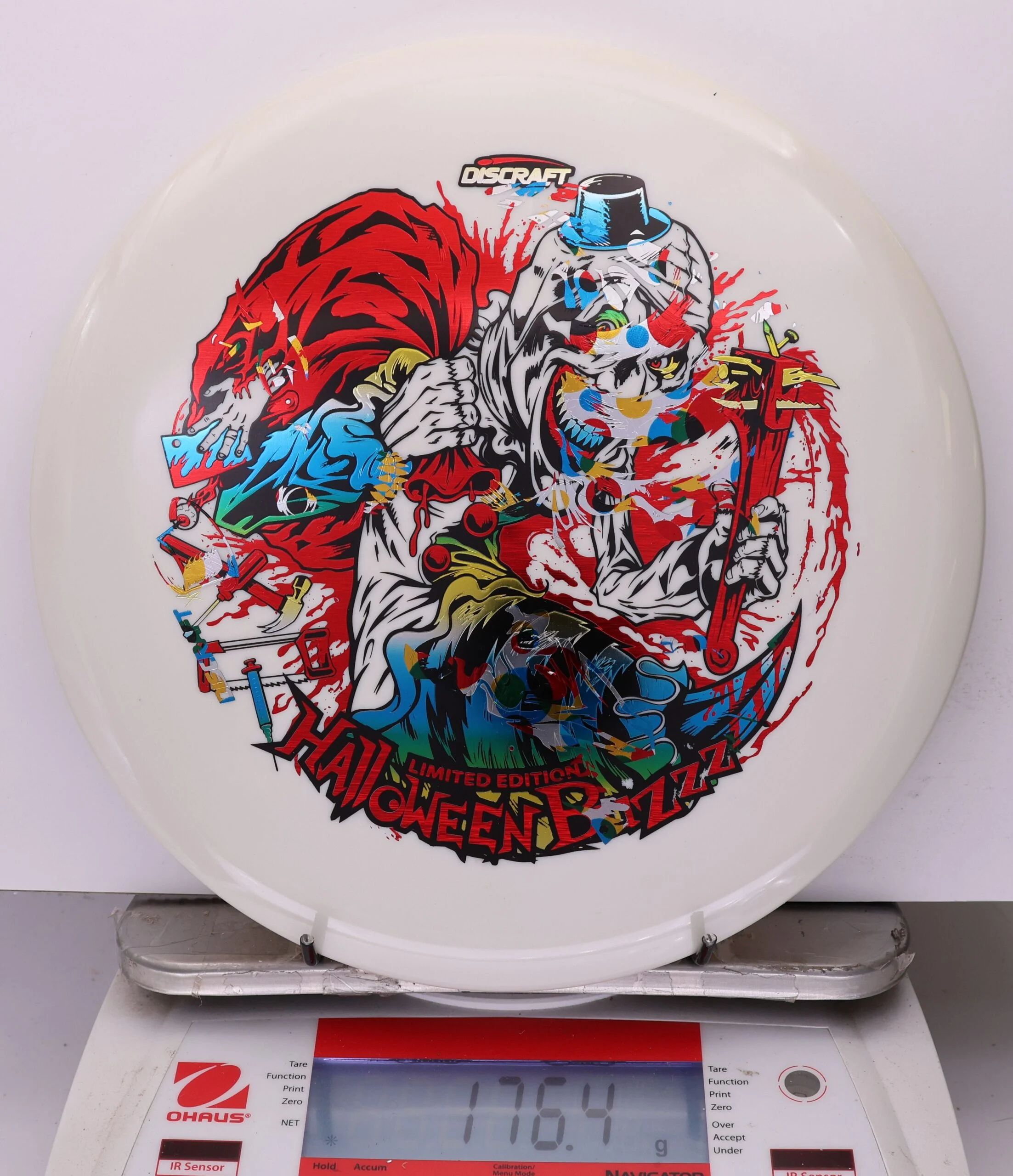 1041010 X-Out Glow ESP Buzzz, Tri-Foil - Halloween Edition 2025 - #424 White, 176
