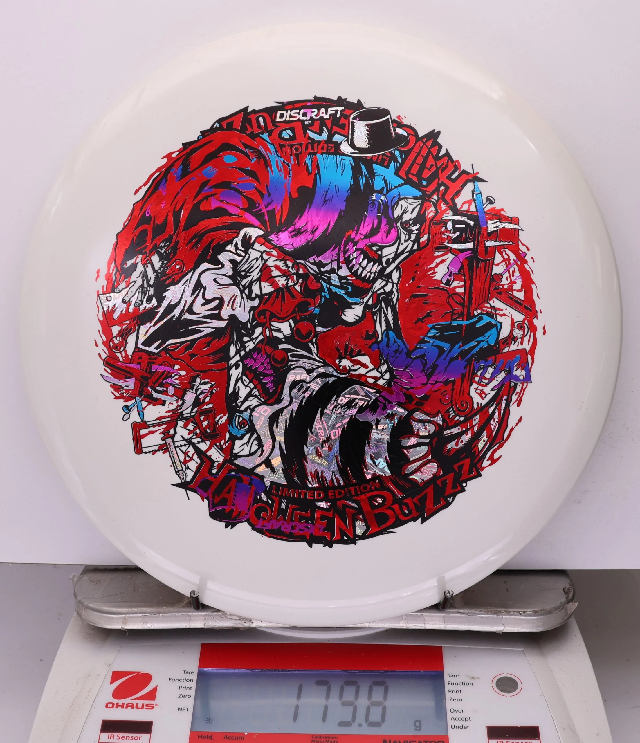 1041014 X-Out Glow ESP Buzzz, Tri-Foil - Halloween Edition 2025 - #428 White, 180