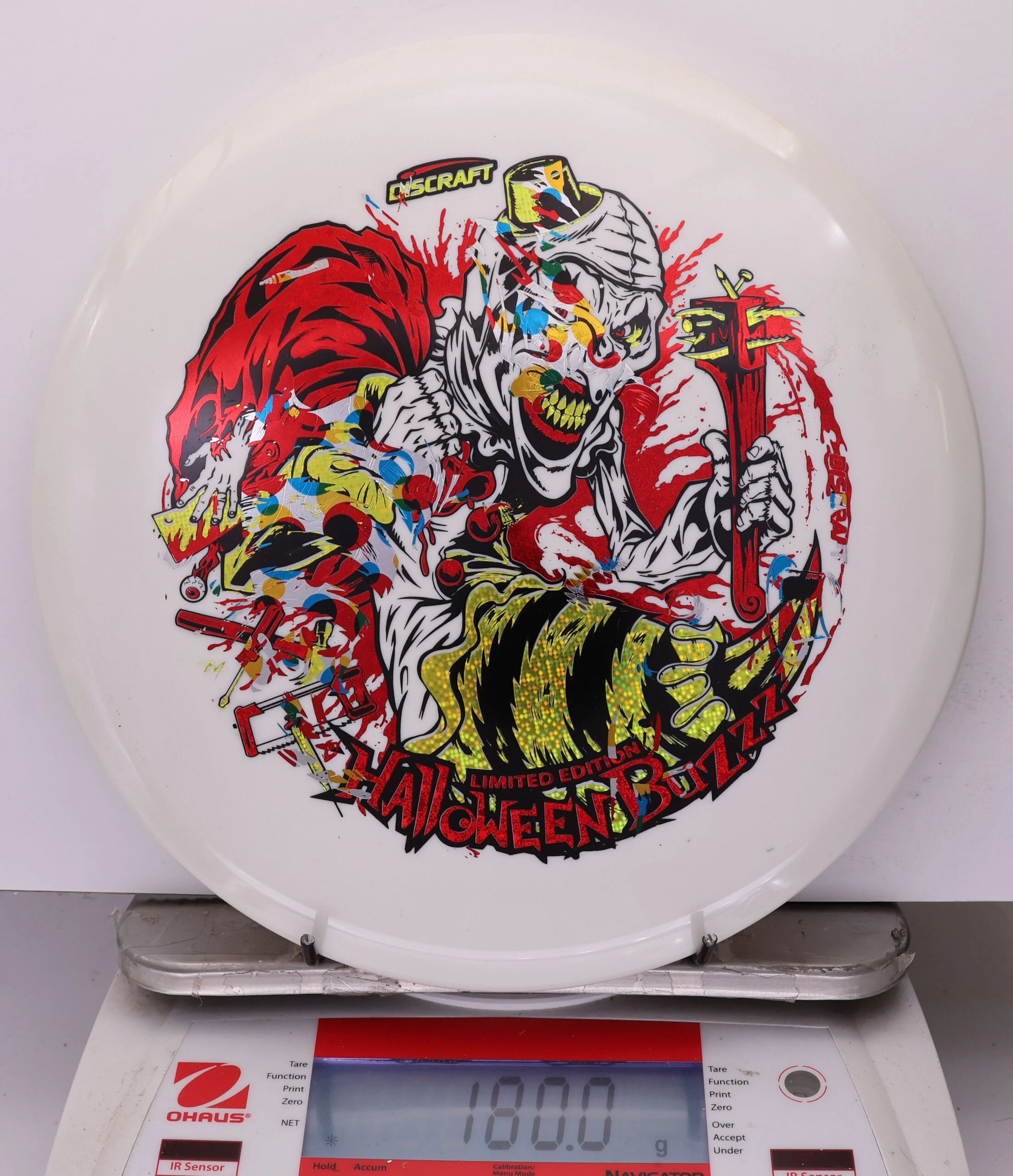 1041062 X-Out Glow ESP Buzzz, Tri-Foil - Halloween Edition 2025 - #434 White, 180